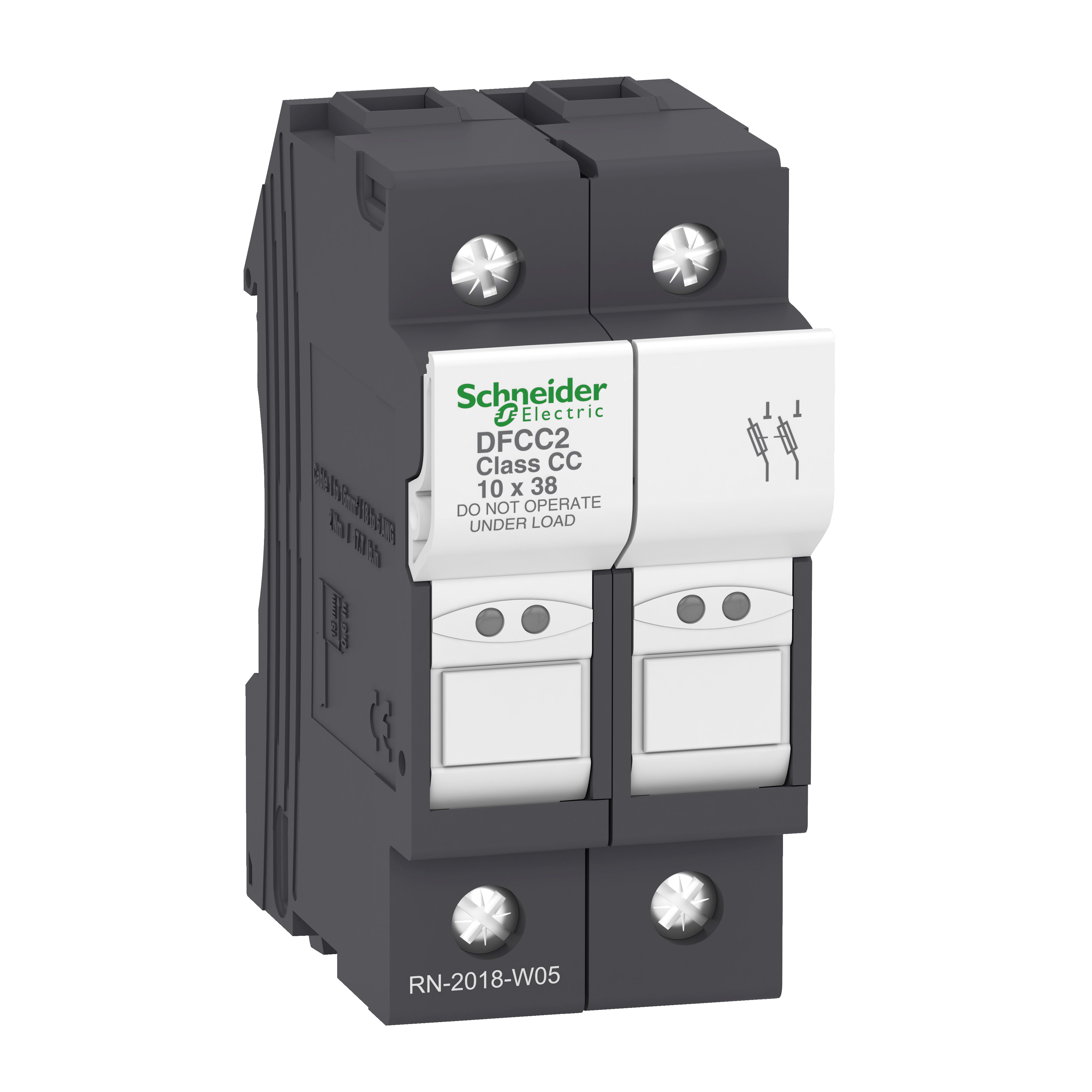 SCHNEIDER ELECTRIC - Portafusibile TeSys DF classe CC 30A 2P DFCC2