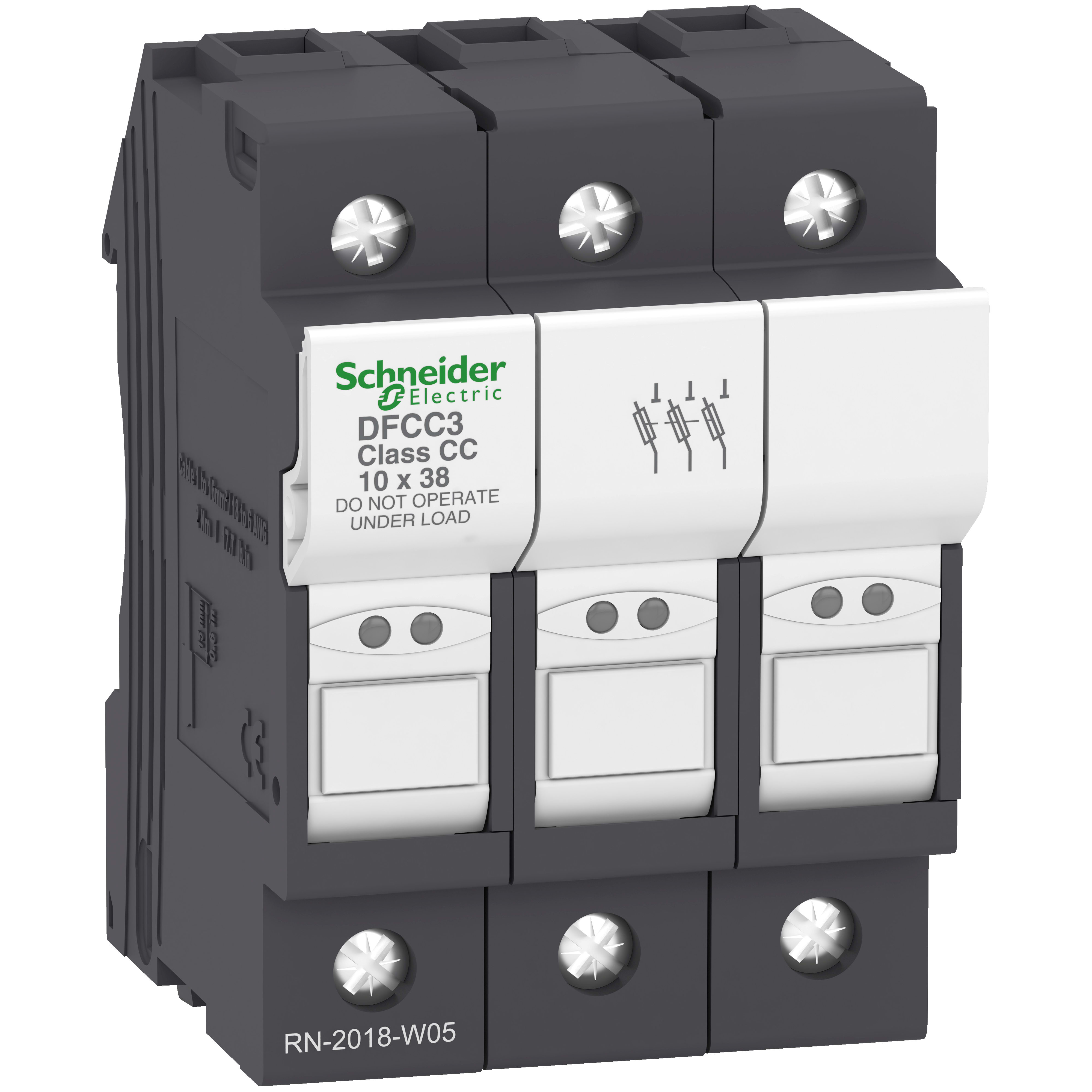 SCHNEIDER ELECTRIC - Portafusibile TeSys DF classe CC 30A 3P DFCC3