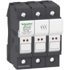 SCHNEIDER ELECTRIC - Portafusibile TeSys DF classe CC 30A 3P con LED DFCC3V
