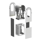 SCHNEIDER ELECTRIC - EVlink Pro AC kit metal pavimento 2 postazioni