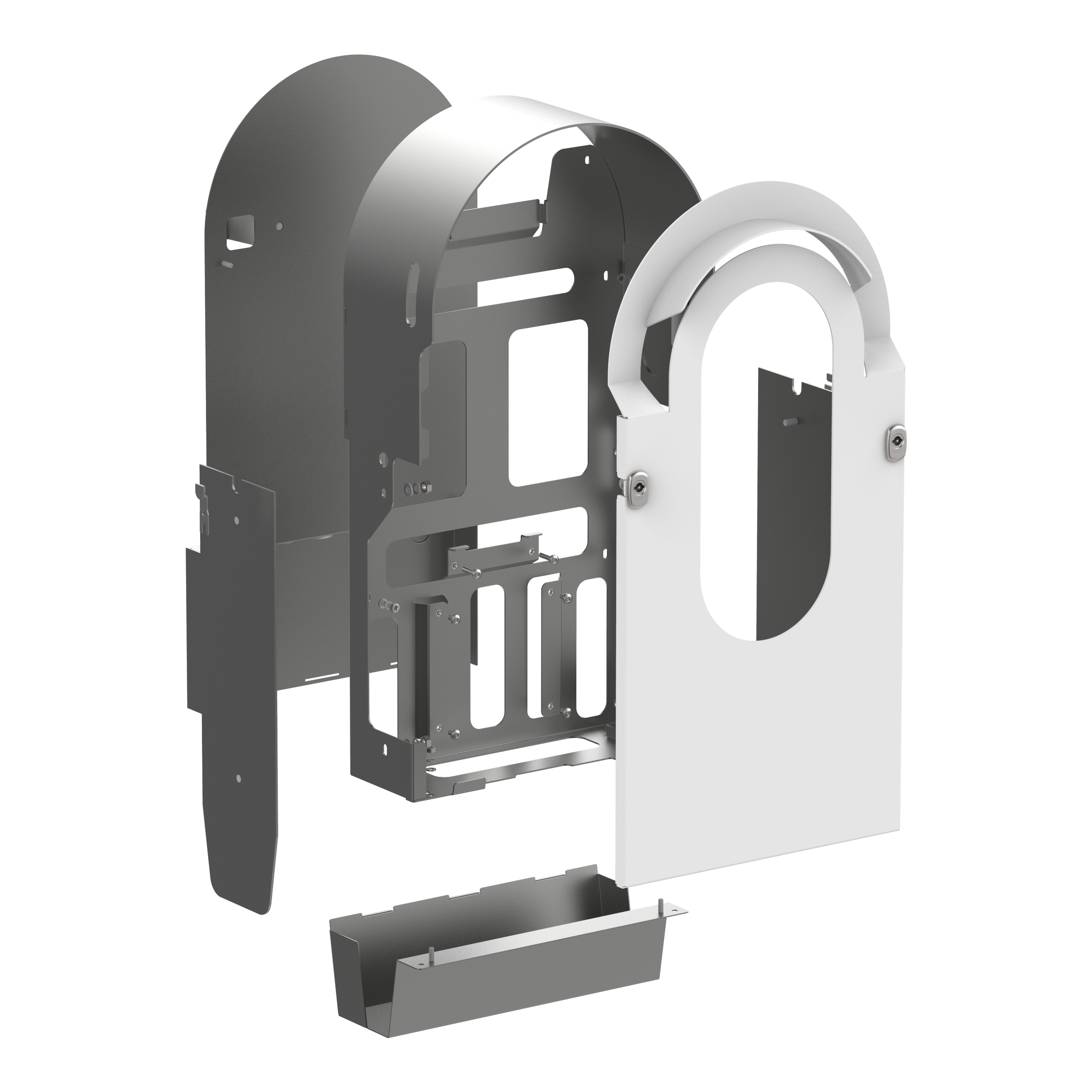 SCHNEIDER ELECTRIC - EVlink Pro AC kit metal per montaggio parete