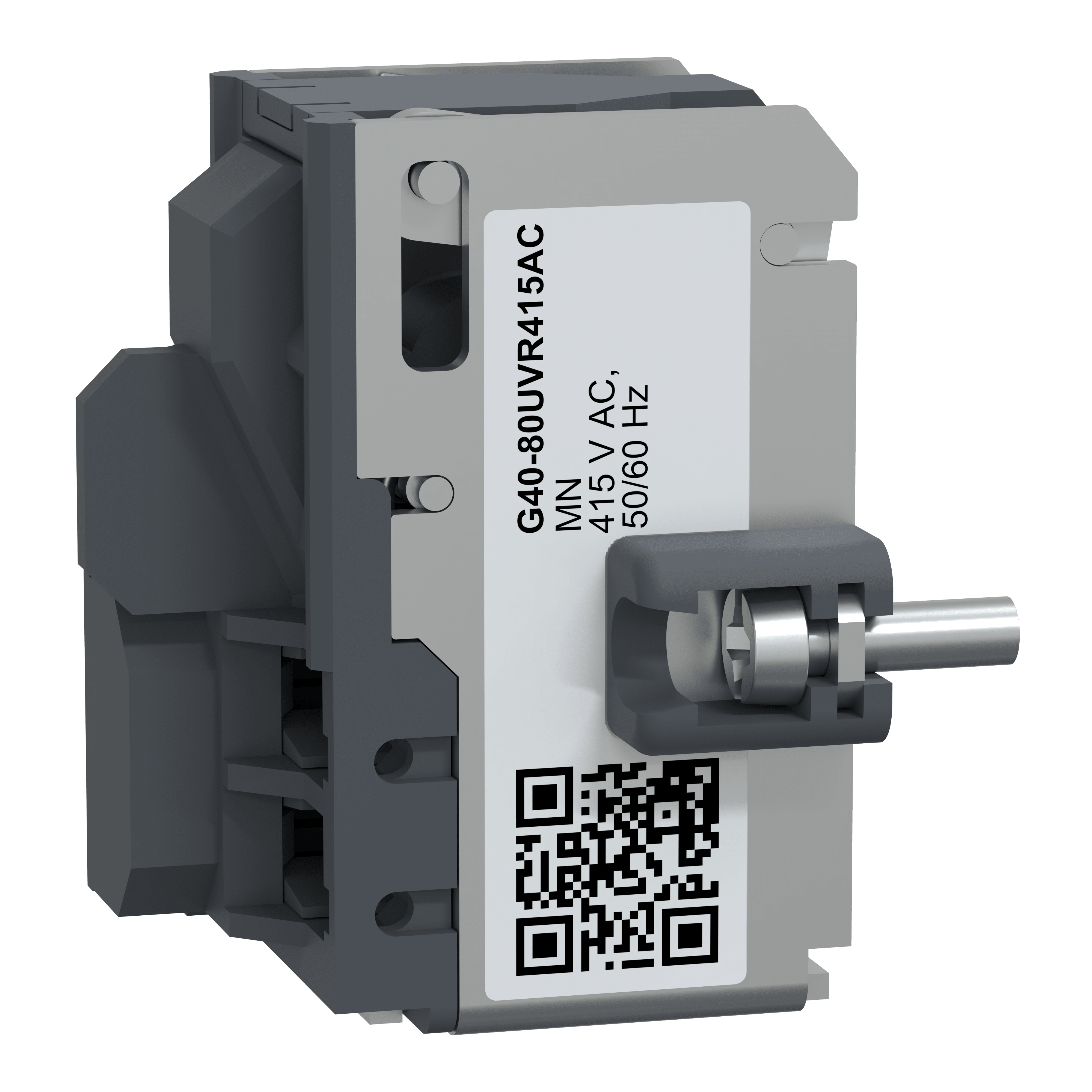 SCHNEIDER ELECTRIC - Sgancio sottotensione MN, MCCB EasyPact 400/800, 415VAC 50/60Hz