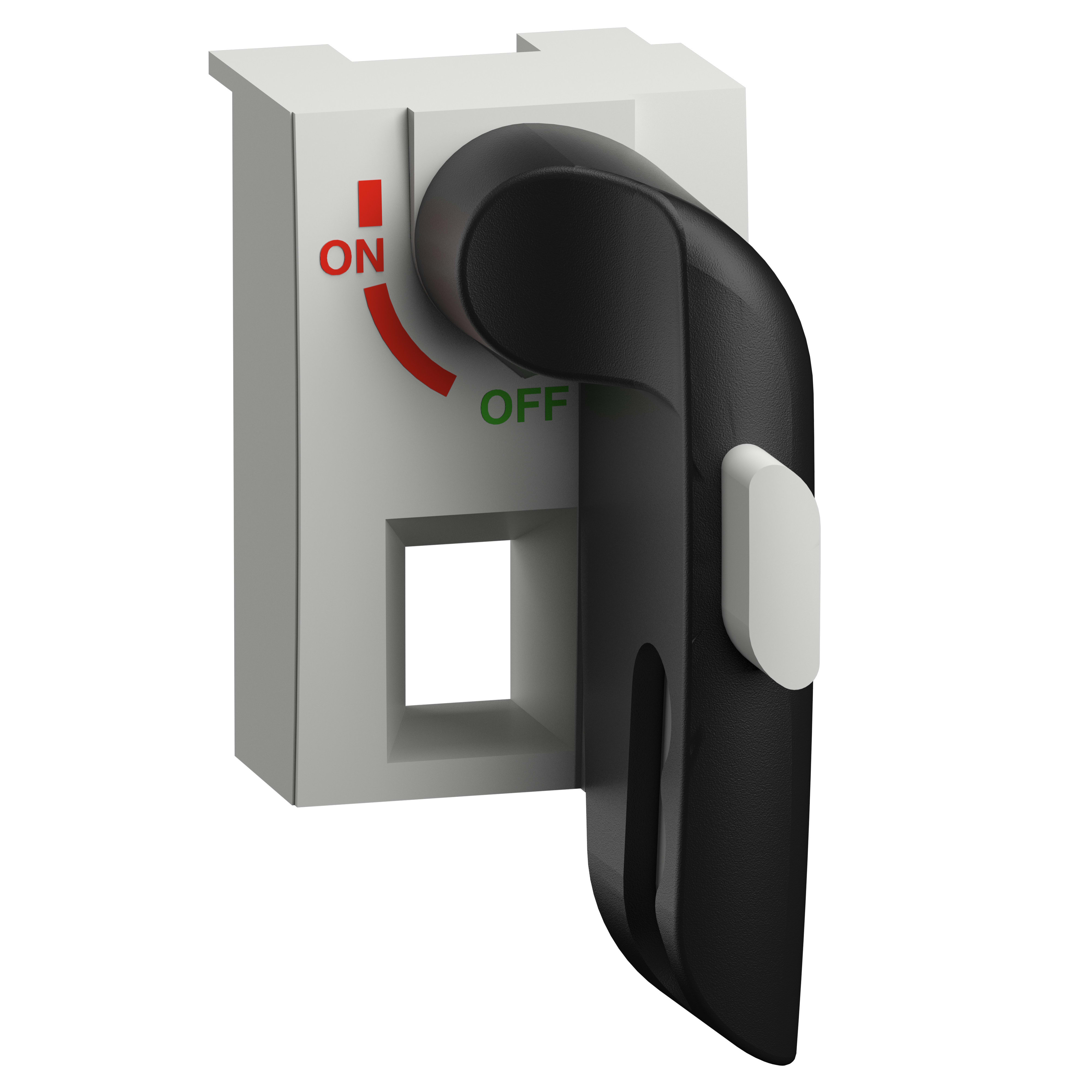 SCHNEIDER ELECTRIC - Manovra rotativa anteriore GS1 - 32 A - manopola nera