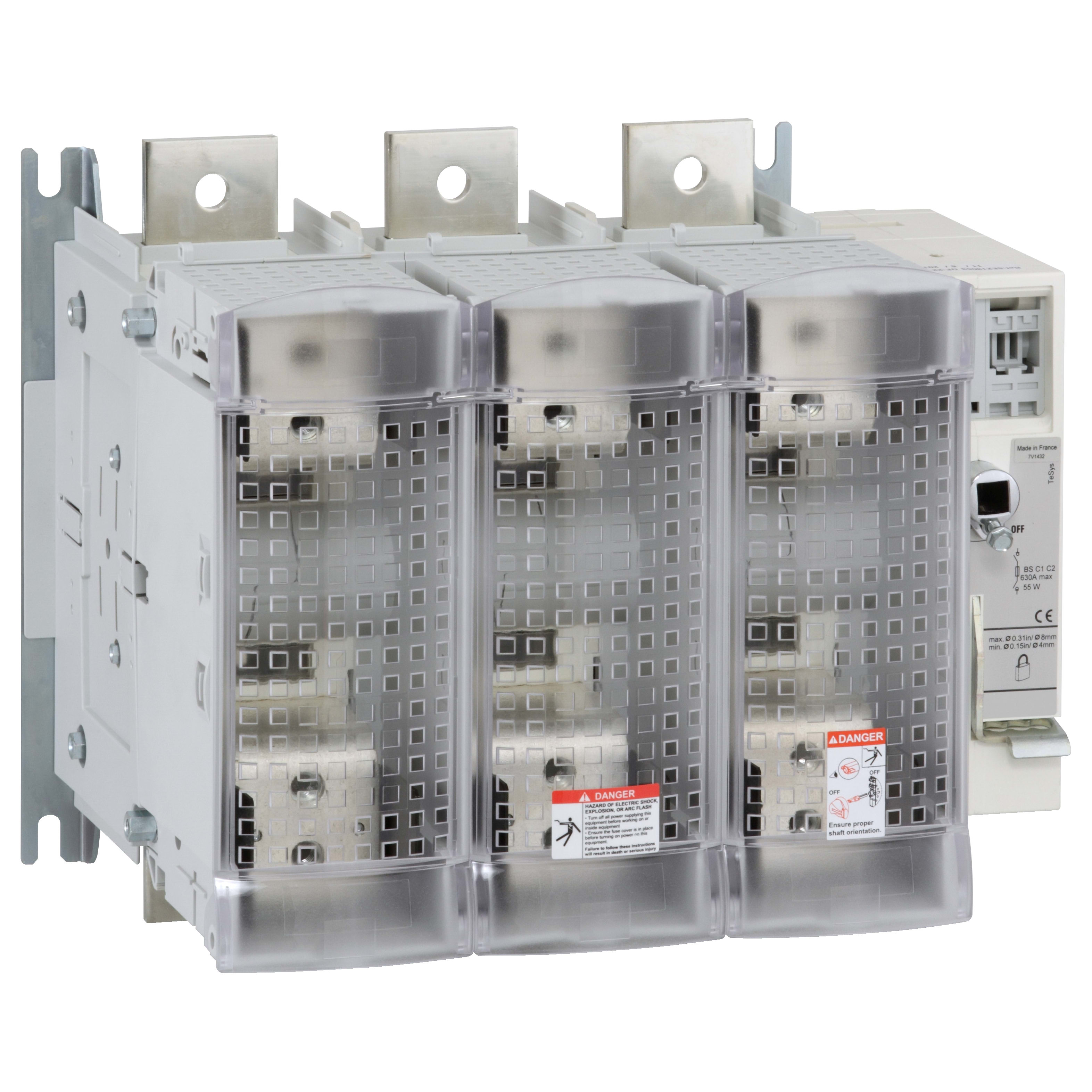 SCHNEIDER ELECTRIC - Corpo per int. sez. con fusibile TeSys GS2T - 3 poli - 800A - DIN C3