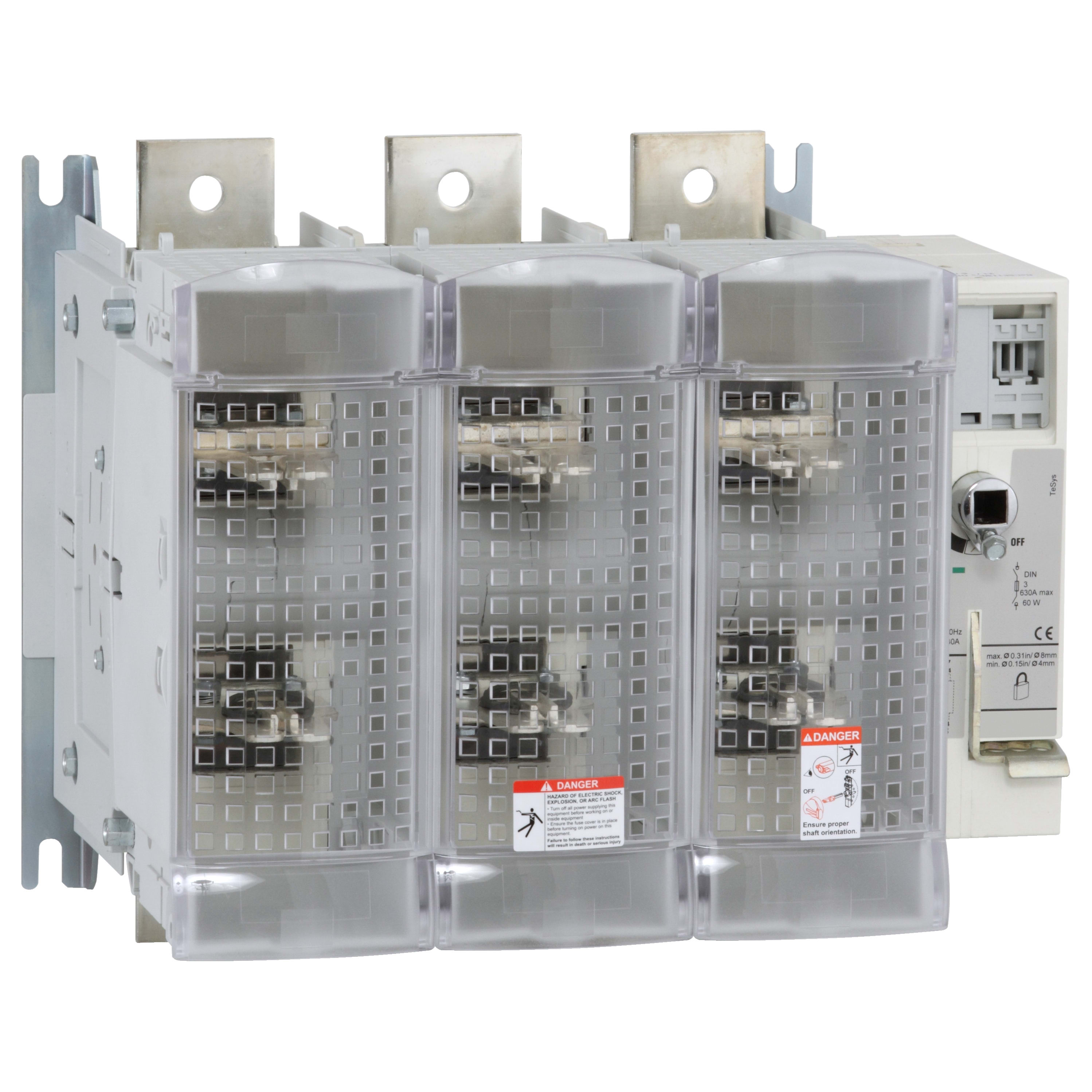 SCHNEIDER ELECTRIC - Interruttore Sezionatore con fusibile, TeSys, GS2V, 3 poli - 1250A - DIN 4 GS2V3