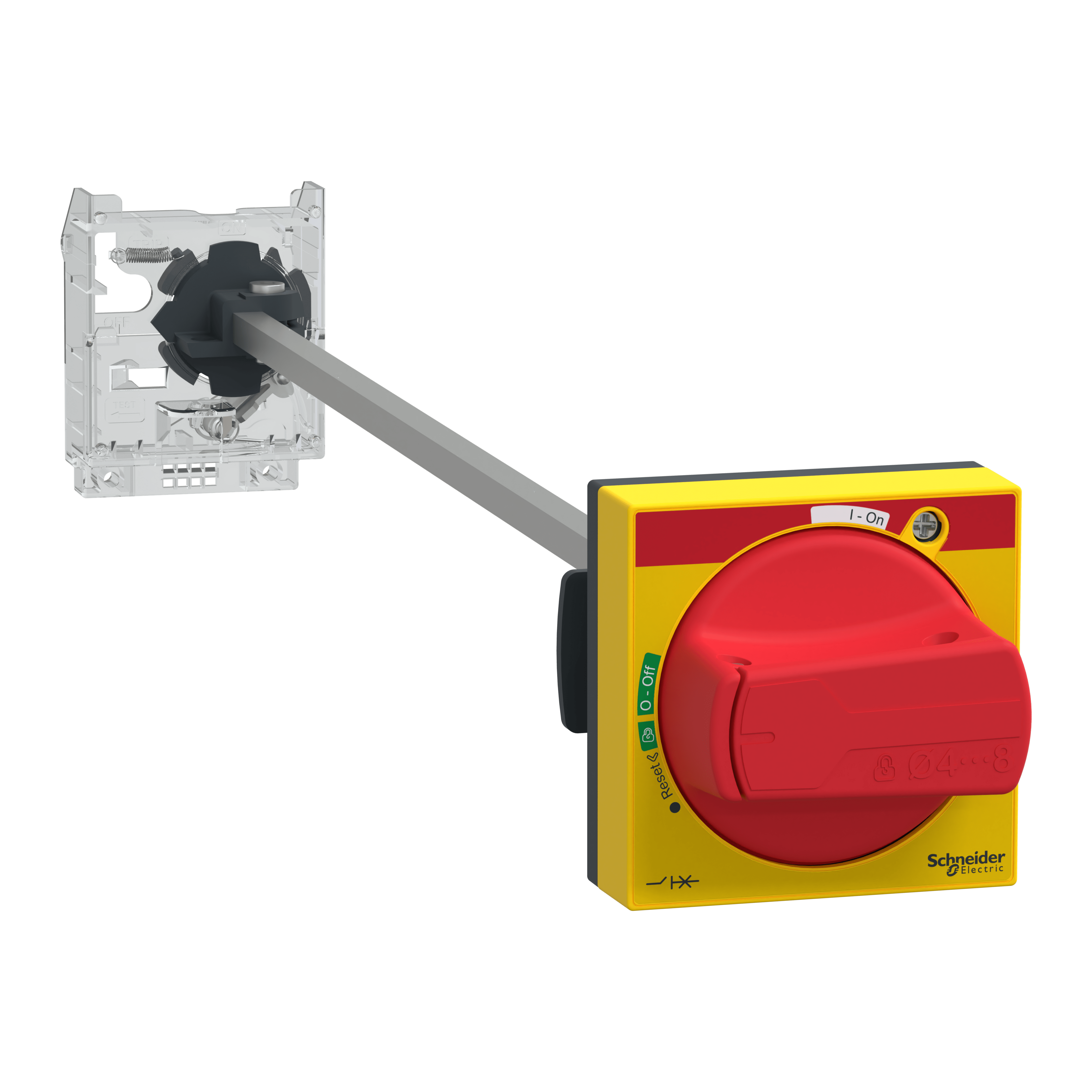 SCHNEIDER ELECTRIC - Kit manovra rotativa TeSys GV2 - IP65 - nero - per GV2L e GV2P