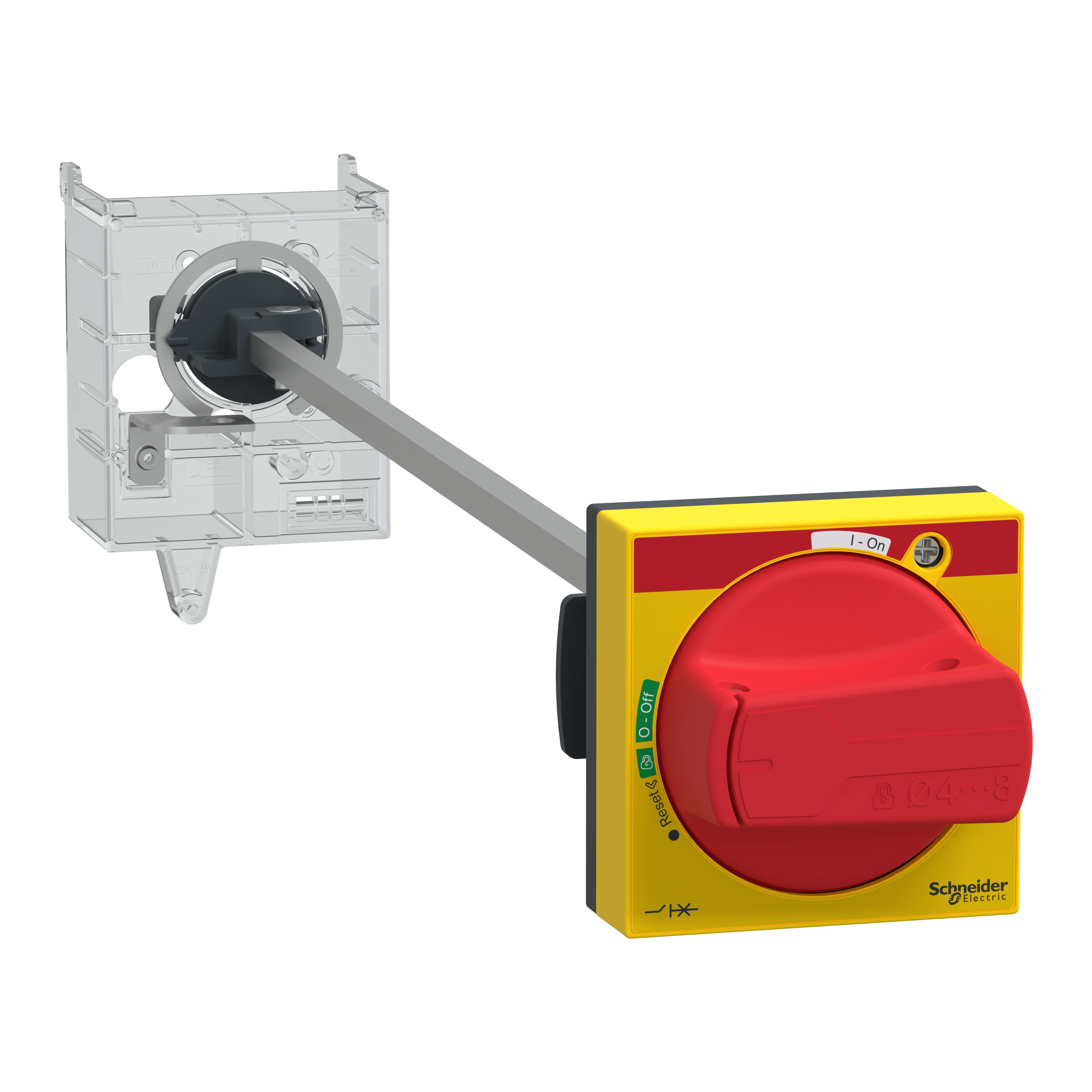 SCHNEIDER ELECTRIC - Kit manovra rotativa TeSys GV3 - IP65 - nero - per GV3L e GV3P GV3APN04