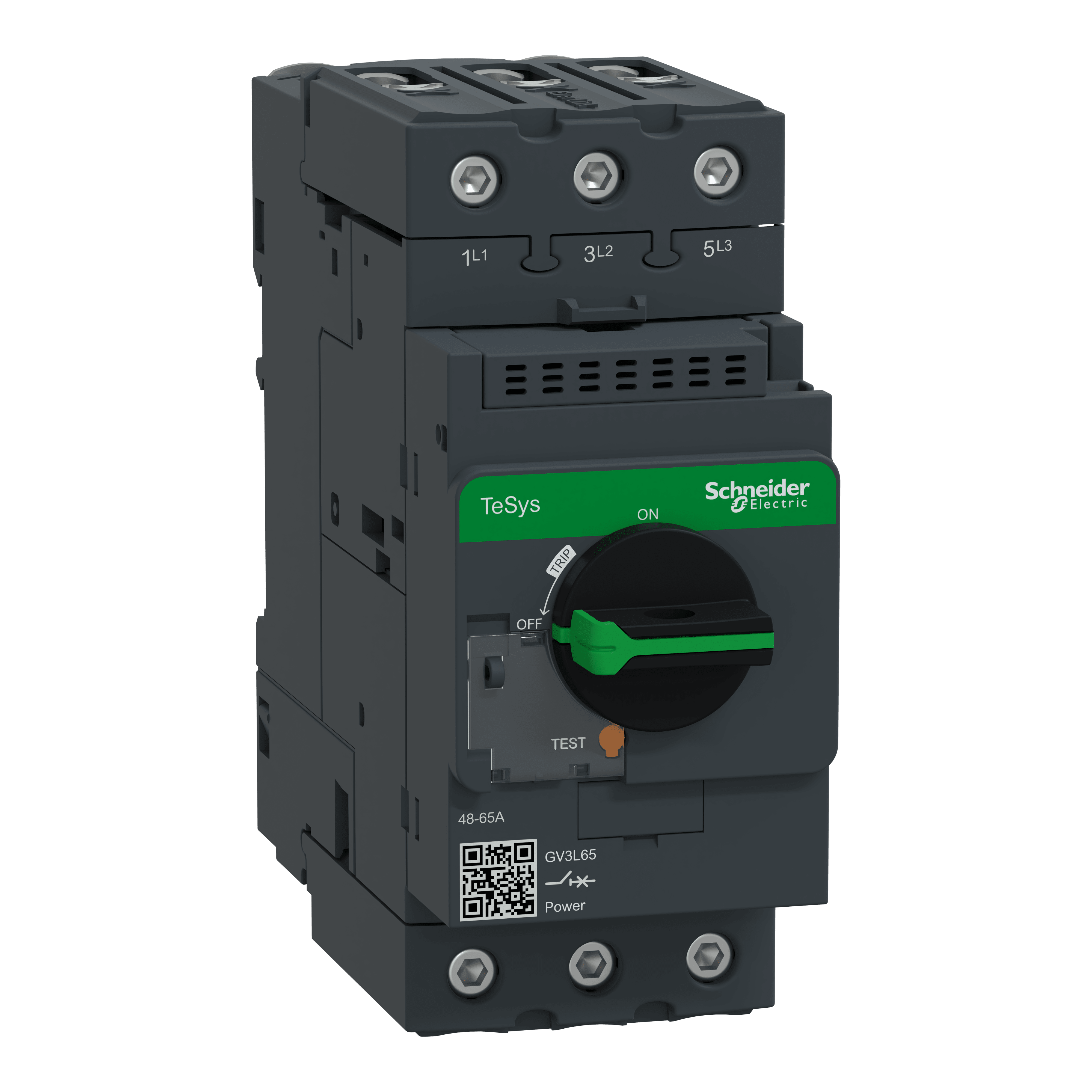 SCHNEIDER ELECTRIC - Interruttore automatico magnetico GV3L - 65 A - EVERLINK GV3L65