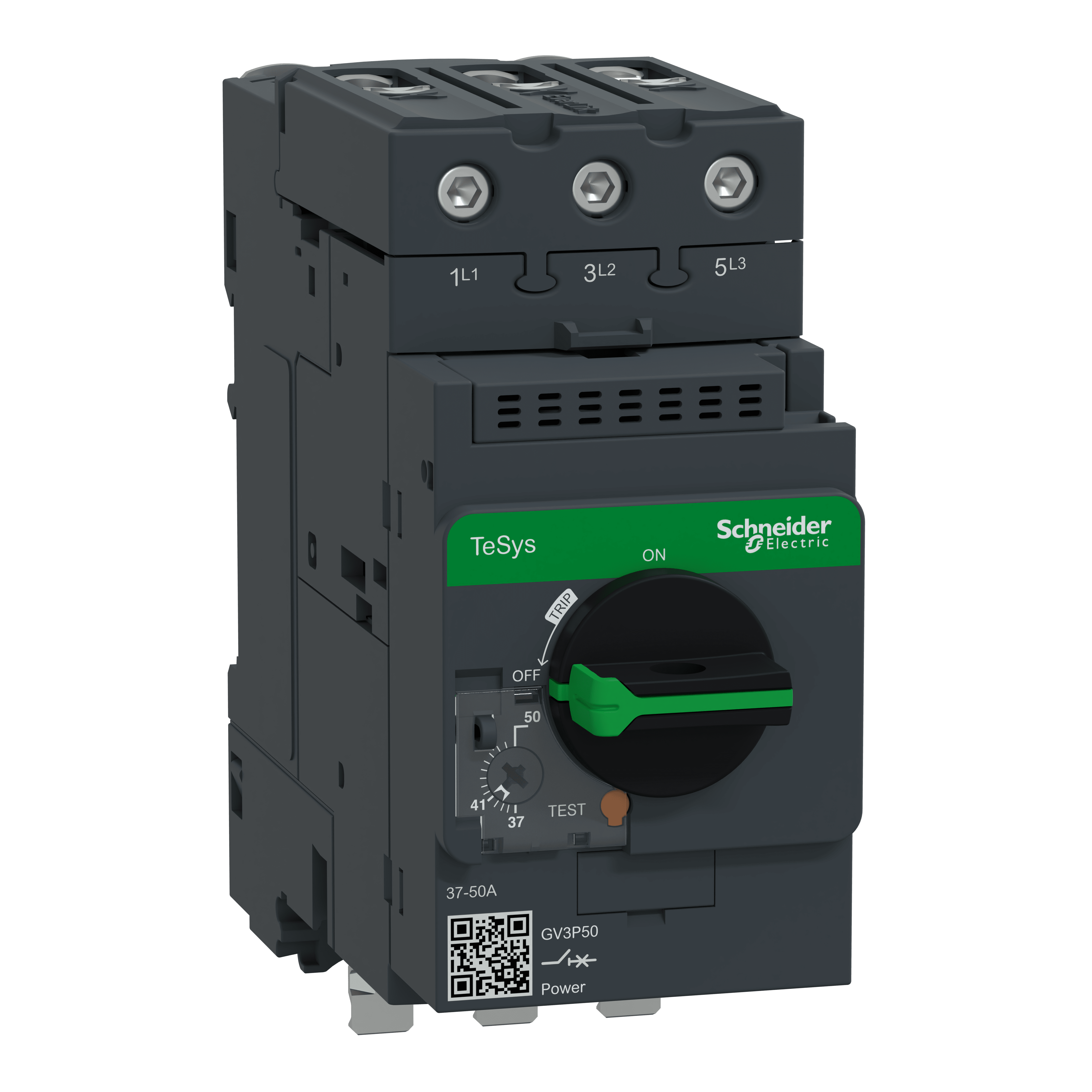 SCHNEIDER ELECTRIC - Int. autom. TeSys GV3 - magnterm - manovra rotativa - 37-50A EverLink a vite BTR