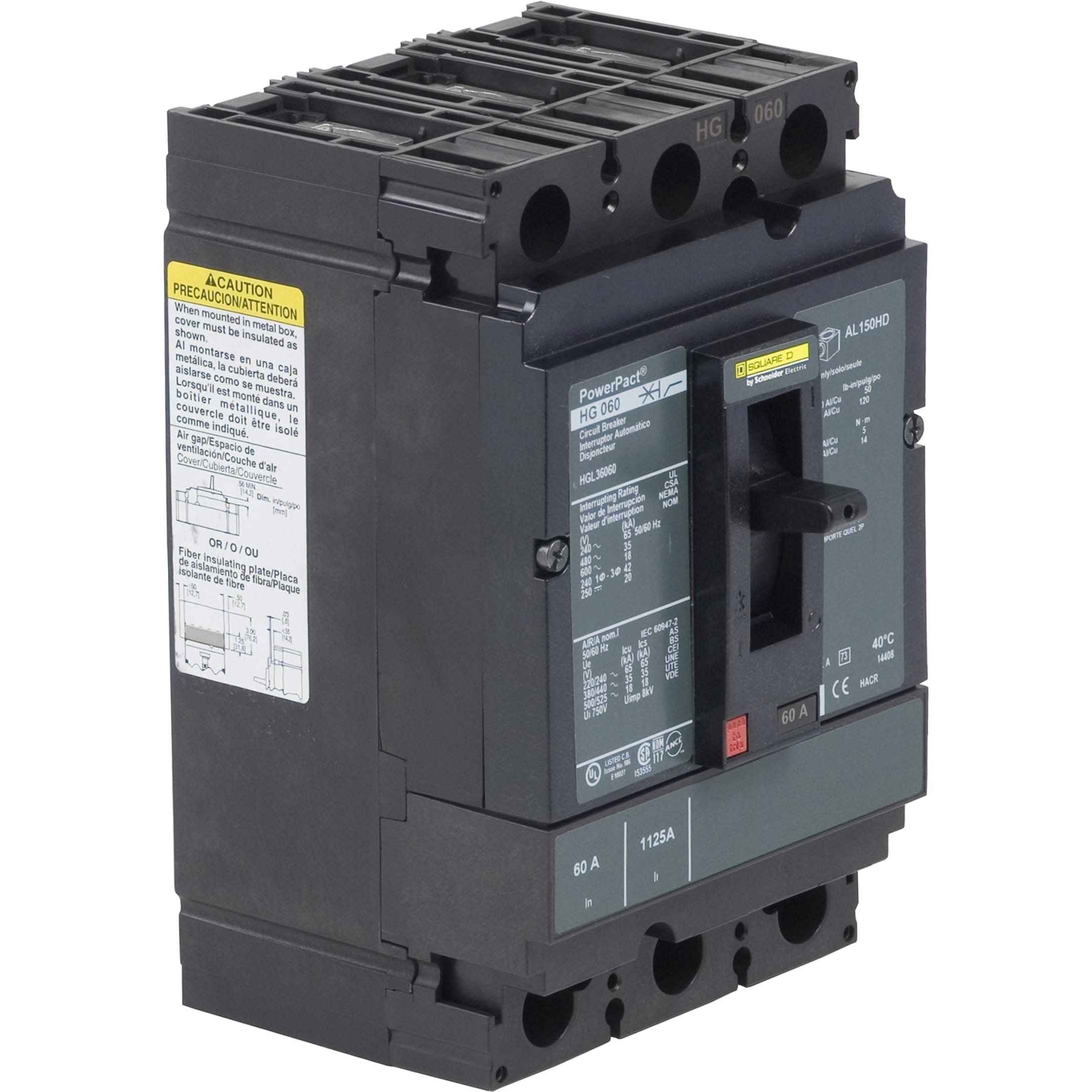 SCHNEIDER ELECTRIC - Interruttore scatolato 600 V 50 A