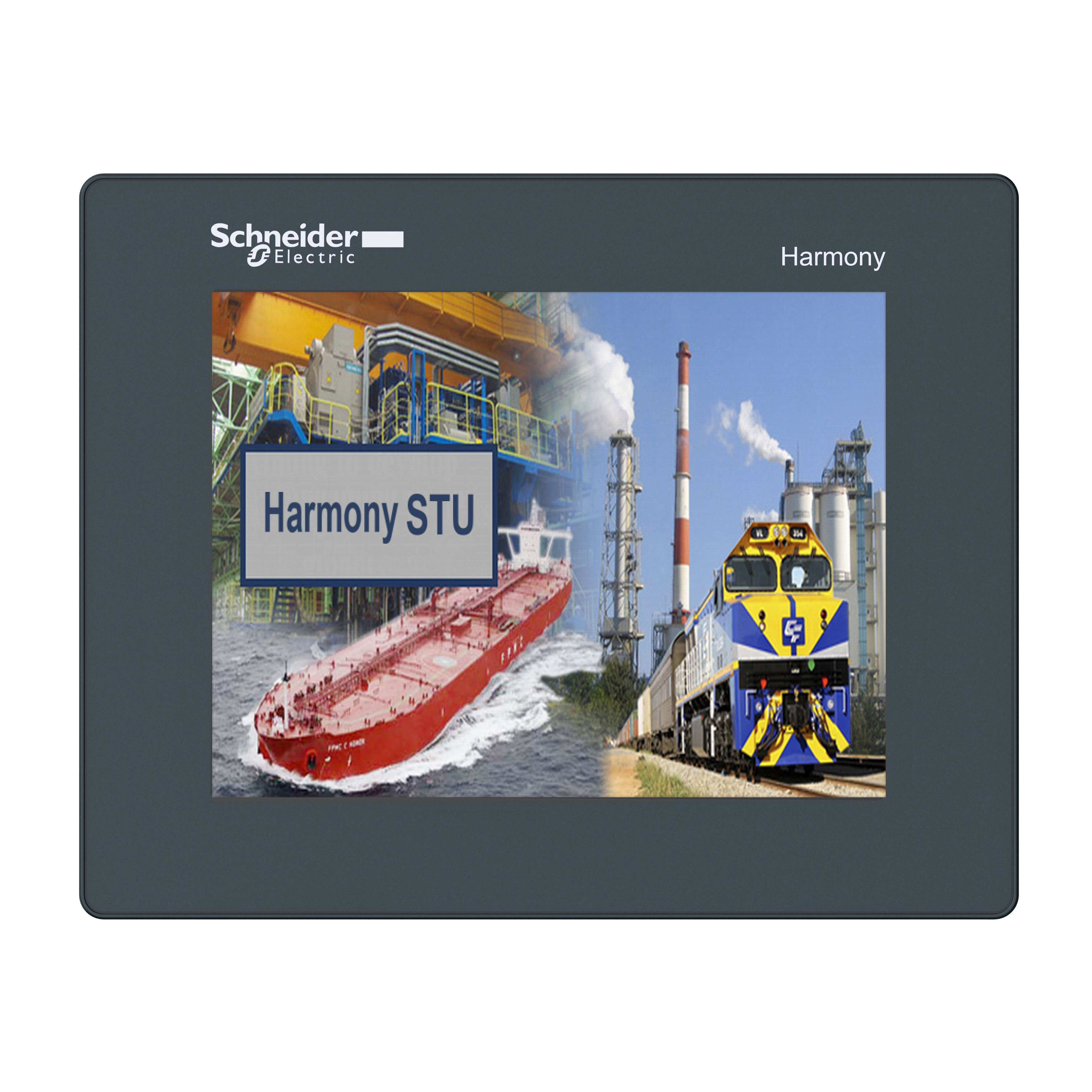 SCHNEIDER ELECTRIC - HMI, Harmony, STU, 5"7 a colori, installazione foro diam. 22mm HMISTU855