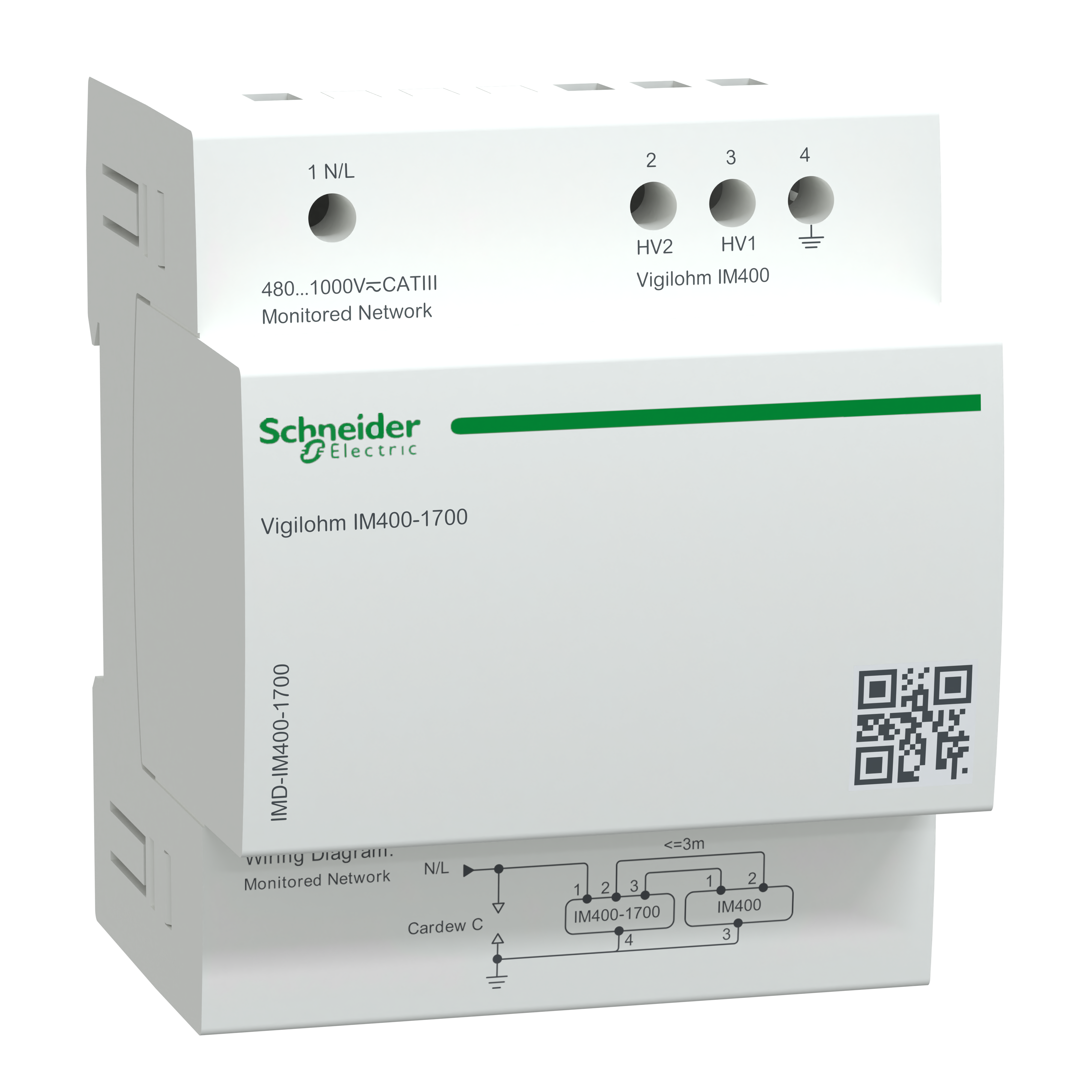 SCHNEIDER ELECTRIC - Piastra HV 1700 V per Vigilohm IM400
