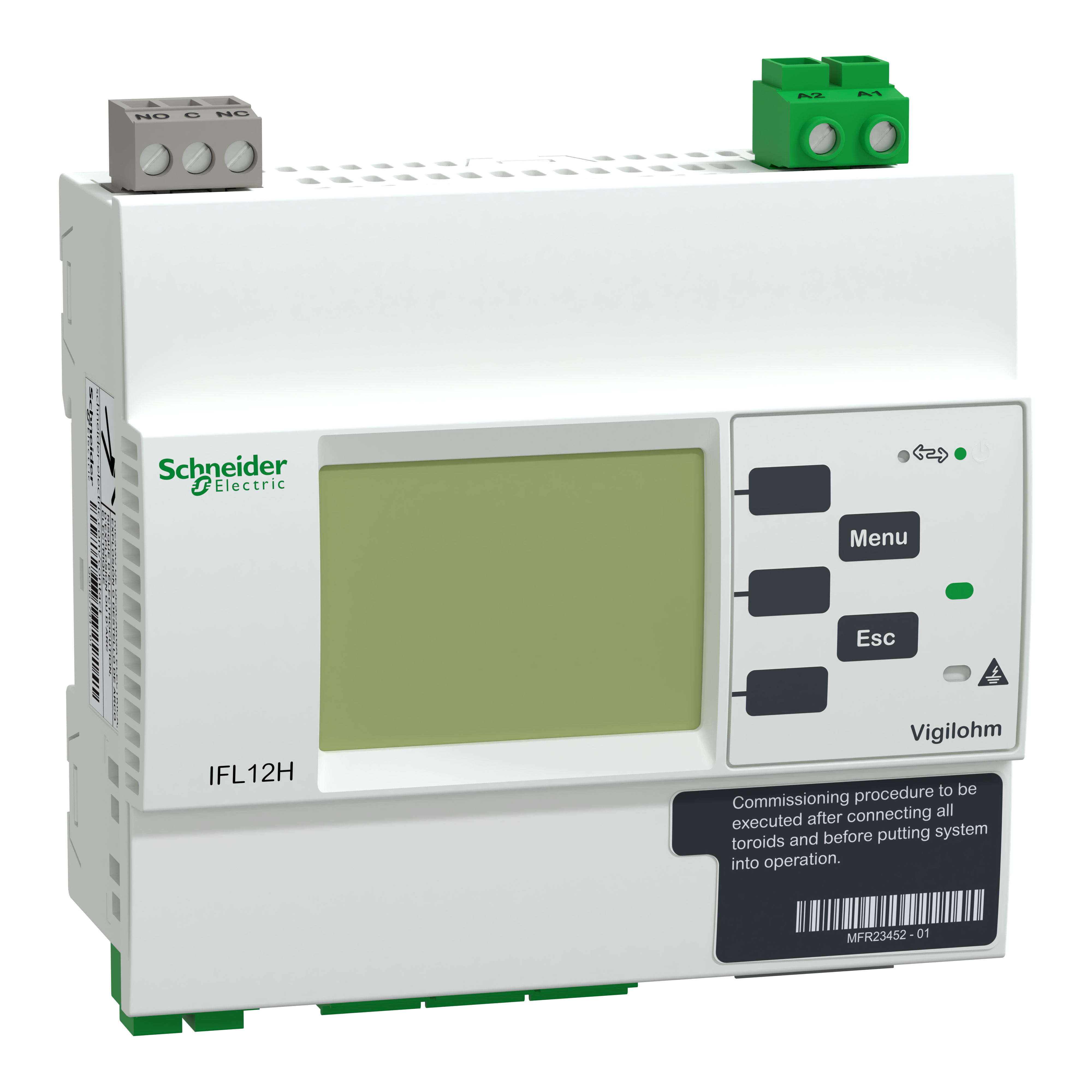SCHNEIDER ELECTRIC - Localizzatore guasti 12 canali per ospedali, Modbus, 110/230 Vca, 125/250 Vcc