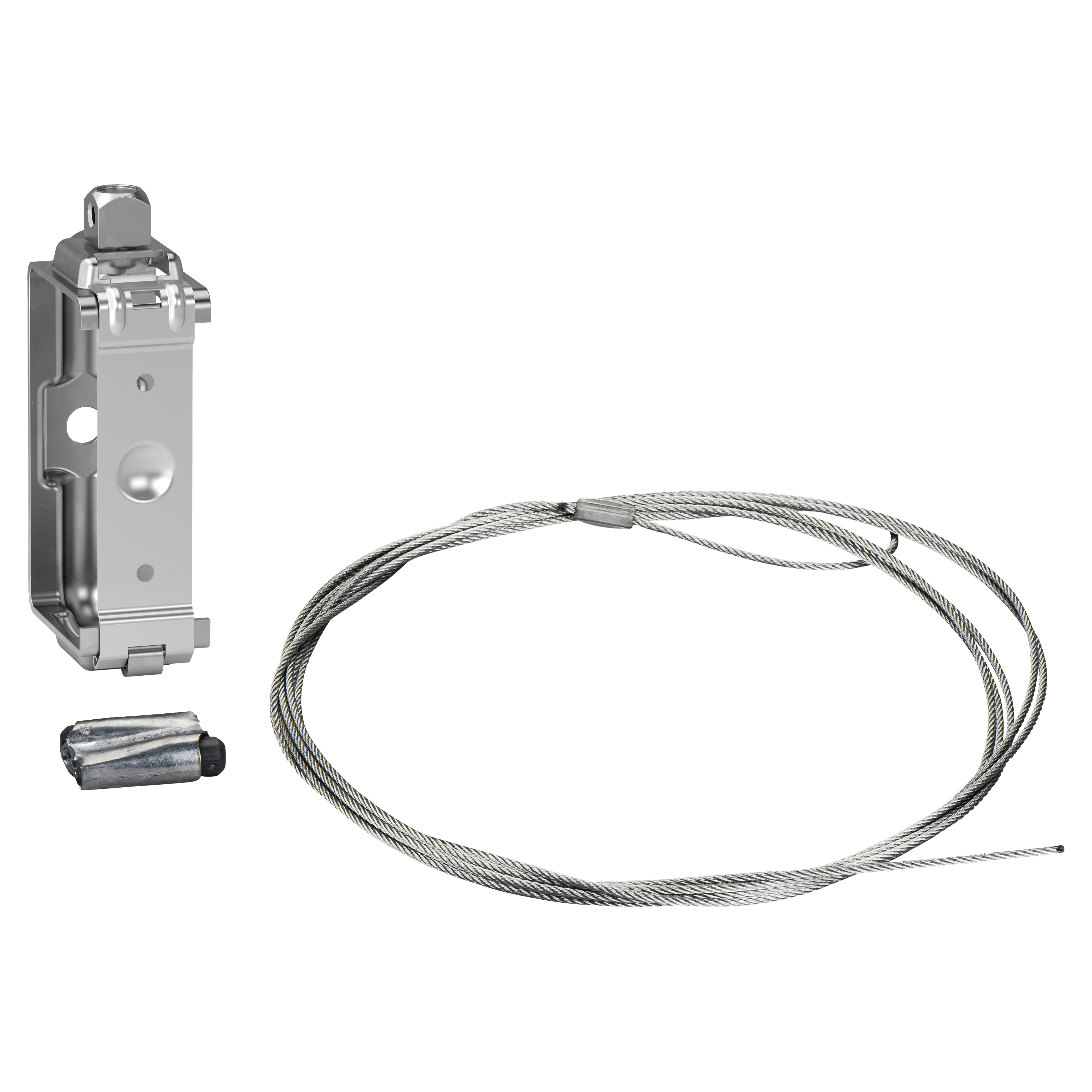 SCHNEIDER ELECTRIC - Canalis - Staffa di fissaggio universale e cavo in acciaio da 3 m per KBA KBA40ZFSU