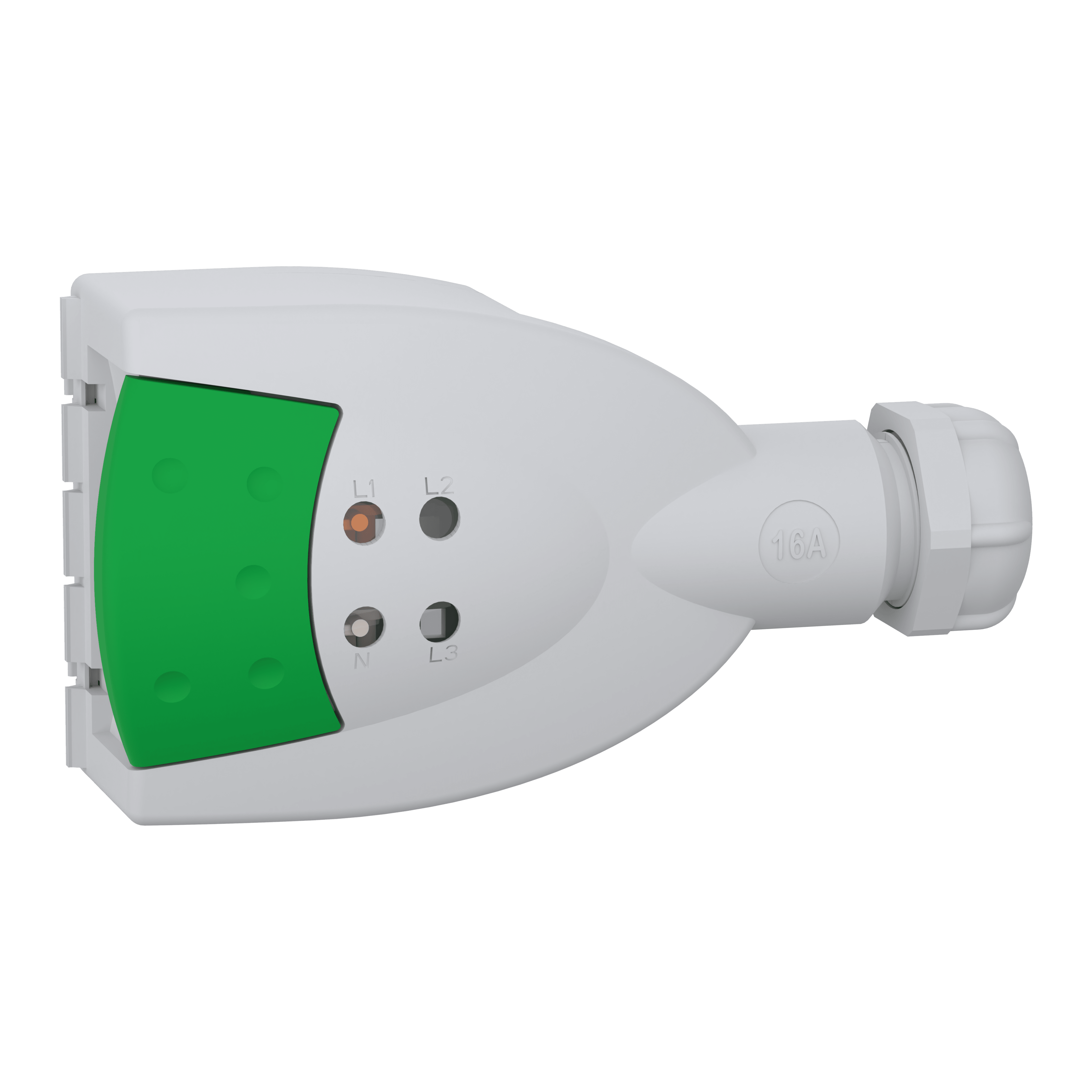 SCHNEIDER ELECTRIC - Canalis - Unità di derivazione KB, 16 A, polarità L+N+PE, selezione fase, collegamento diretto, non cablato, protocollo DALI compatibile KBC16DCB23