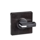 SCHNEIDER ELECTRIC - Testa commutatore 60 x 60mm - Harmony K1, K2, 22mm, plastica, leva nera - etichetta neutra metallizzata da incidere