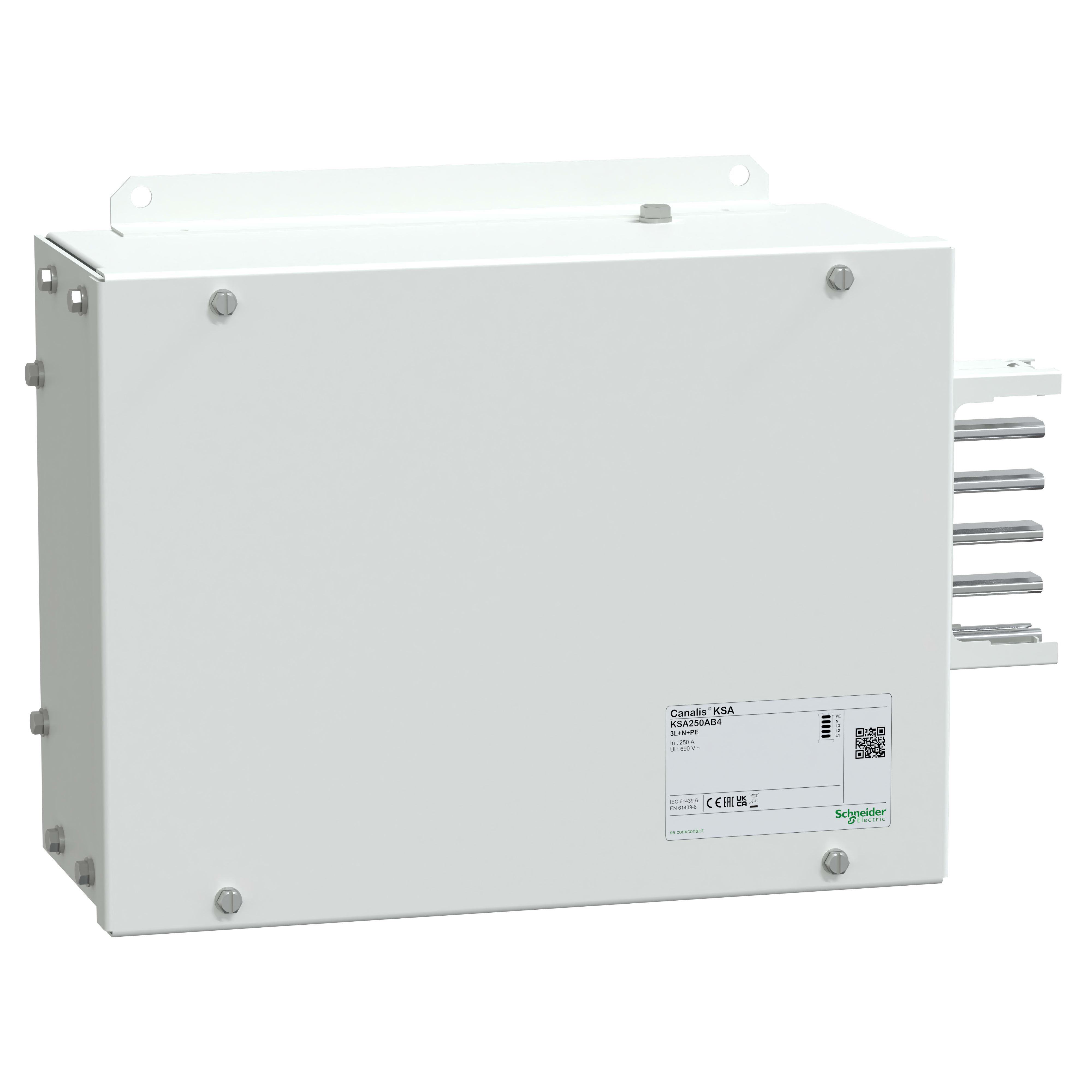 SCHNEIDER ELECTRIC - Canalis - Unità alimentazione 250 A - Montaggio a sx o dx KSA250AB4