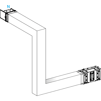 SCHNEIDER ELECTRIC - Angolare multiplio 630A a misura