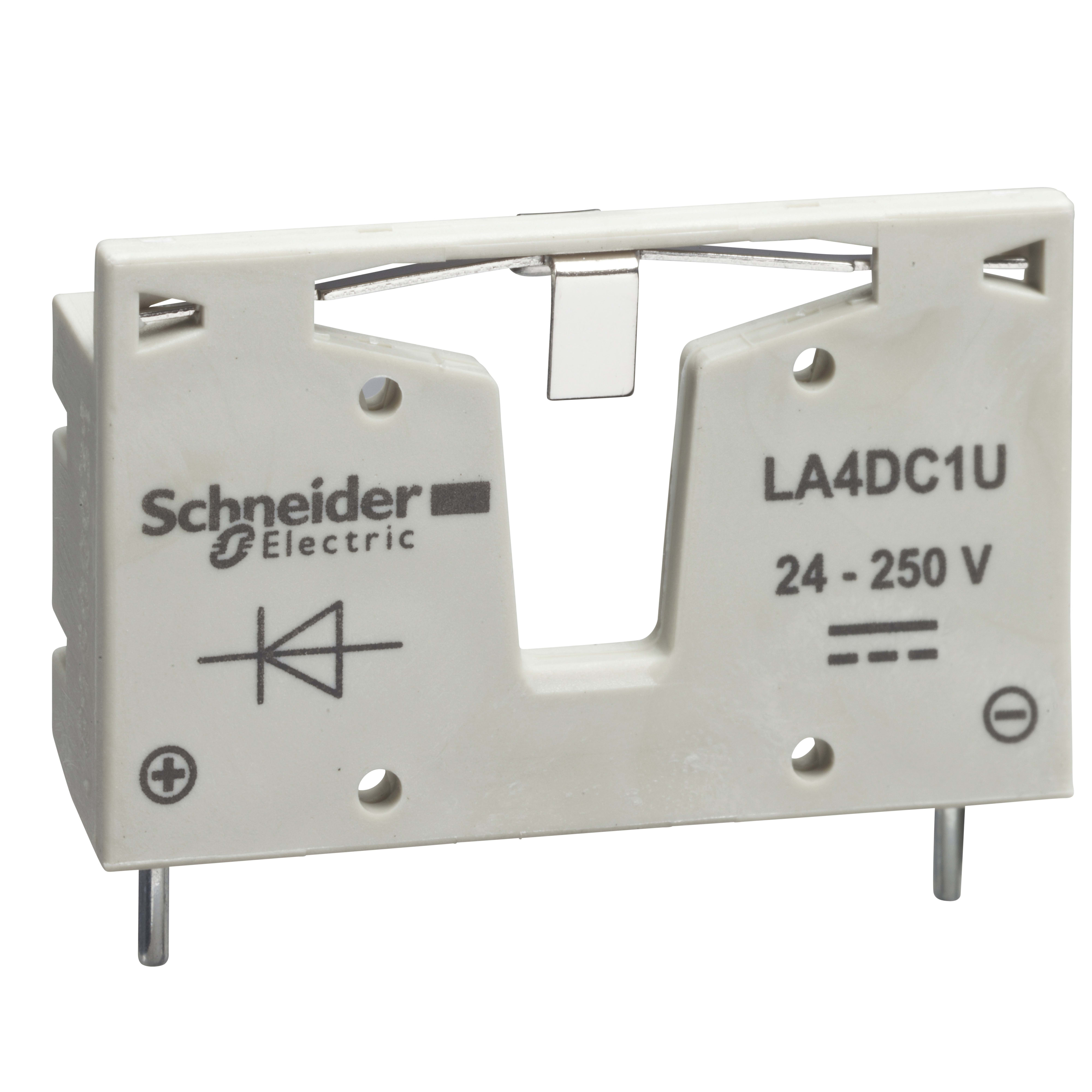 SCHNEIDER ELECTRIC - TeSys Deca, suppressor module, diodes, 12...250V DC
