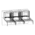 SCHNEIDER ELECTRIC - Calotte coprimorsetti IP20 per contattori TeSys Giga 3P LC1G630-800 LA9G3703