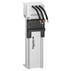 SCHNEIDER ELECTRIC - Piastra di montaggio LA9Z 1×3P 32 A - 63×200×63 mm per GV2LE/P/ME + LC1D