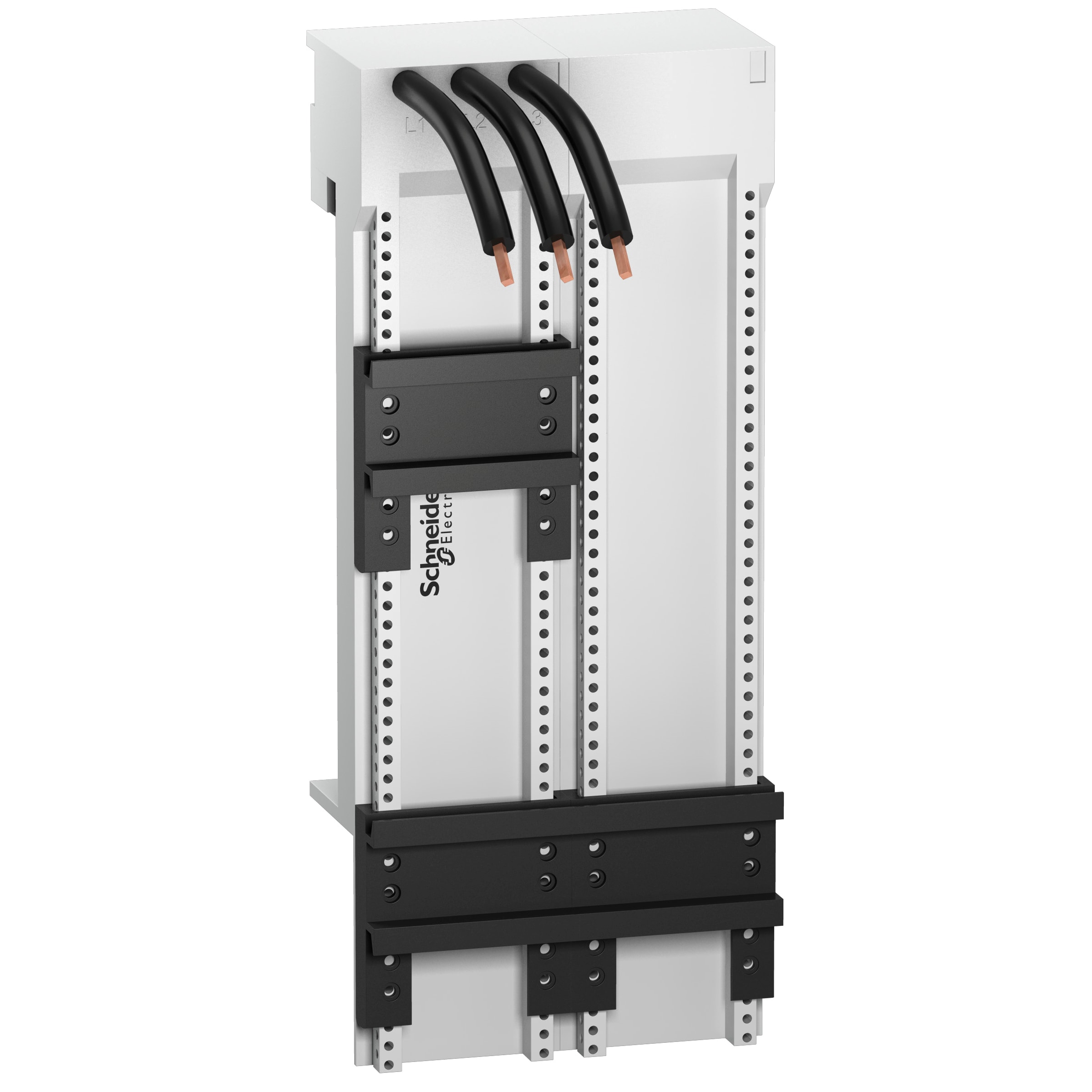 SCHNEIDER ELECTRIC - Piastra di montaggio LA9Z 2×3P 63 A - 117×260×63 mm, per GV3P + LC1D 40 A…65 A LA9ZA32626