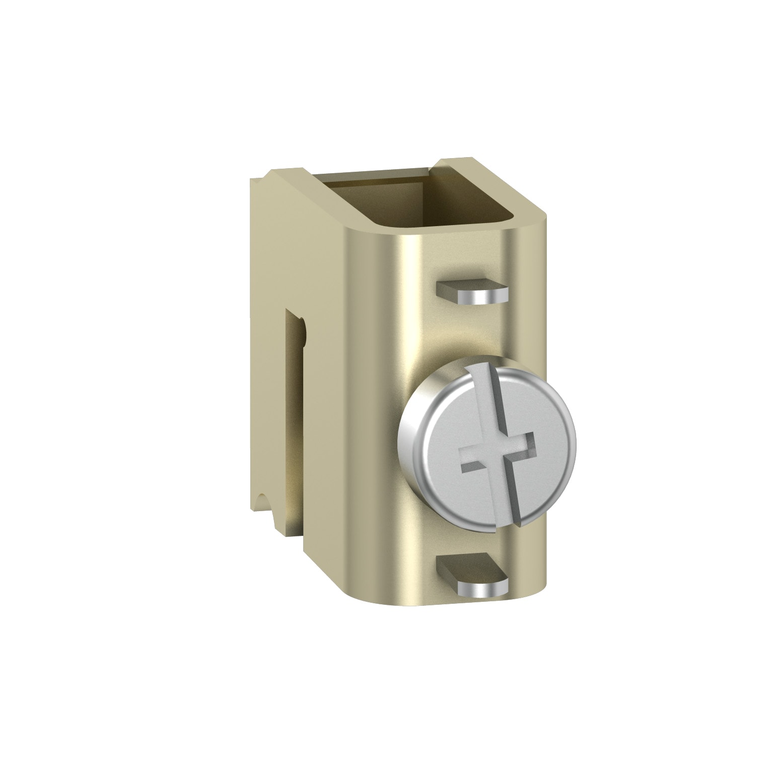 SCHNEIDER ELECTRIC - Connettore 1P per sbarre piatte, Contenitori Universali, Lynergy, 5 mm - max 270 A - da 4 a 35 mm² LA9ZX01285