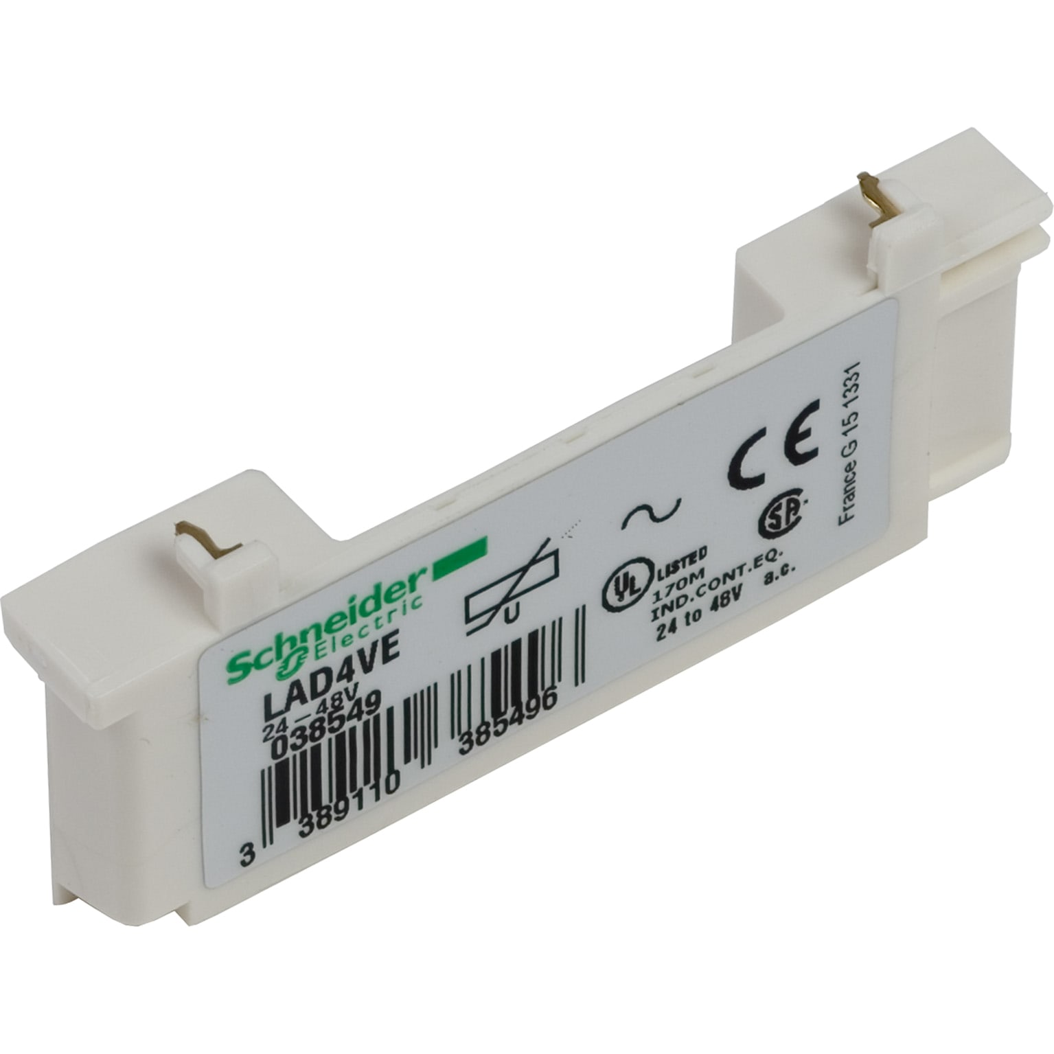 SCHNEIDER ELECTRIC - Modulo soppressore - TeSys D - Circuito RC - 50…127 V CA