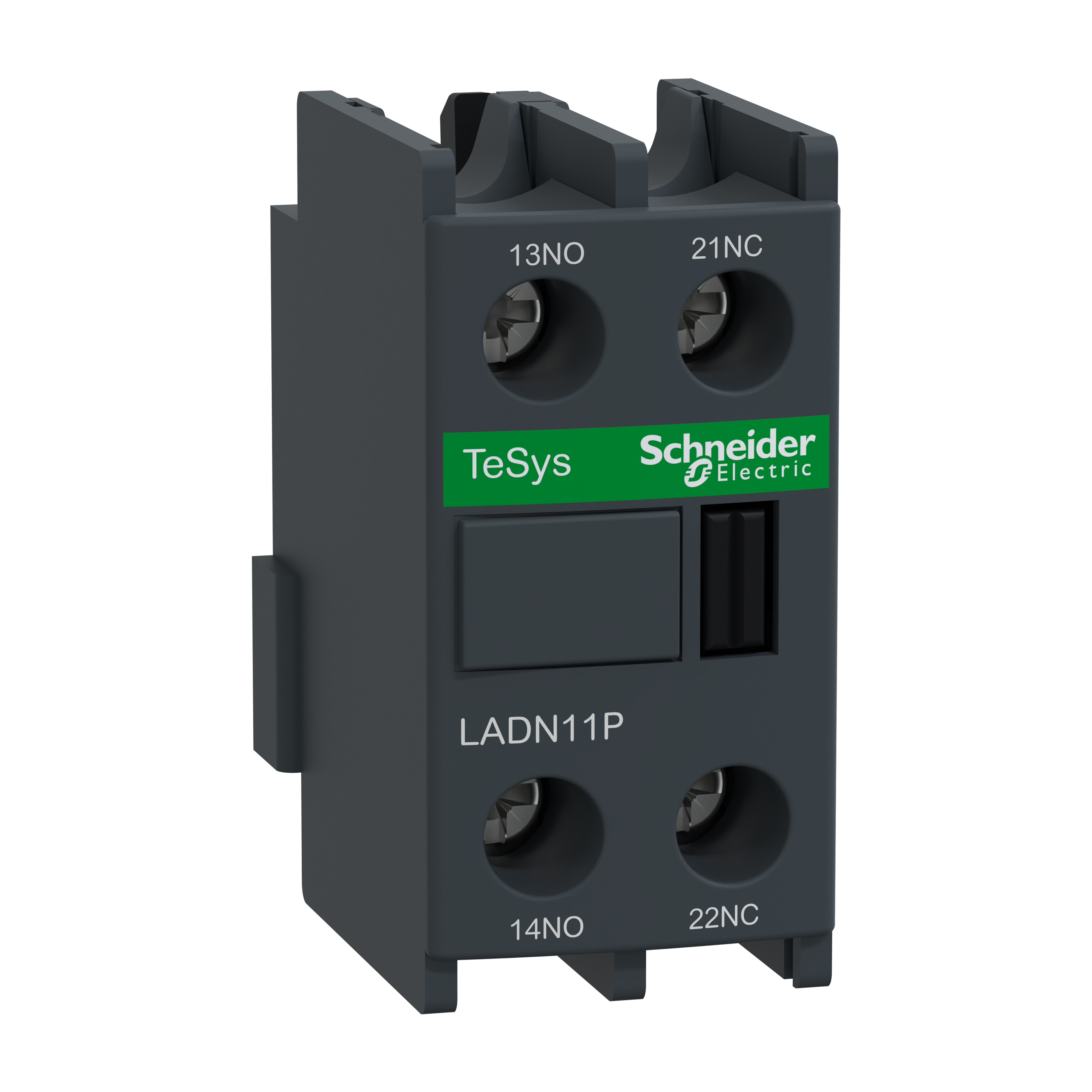 SCHNEIDER ELECTRIC - Blocco contatti ausiliari TeSys - 1NO + 1NC - Morsetti a vite