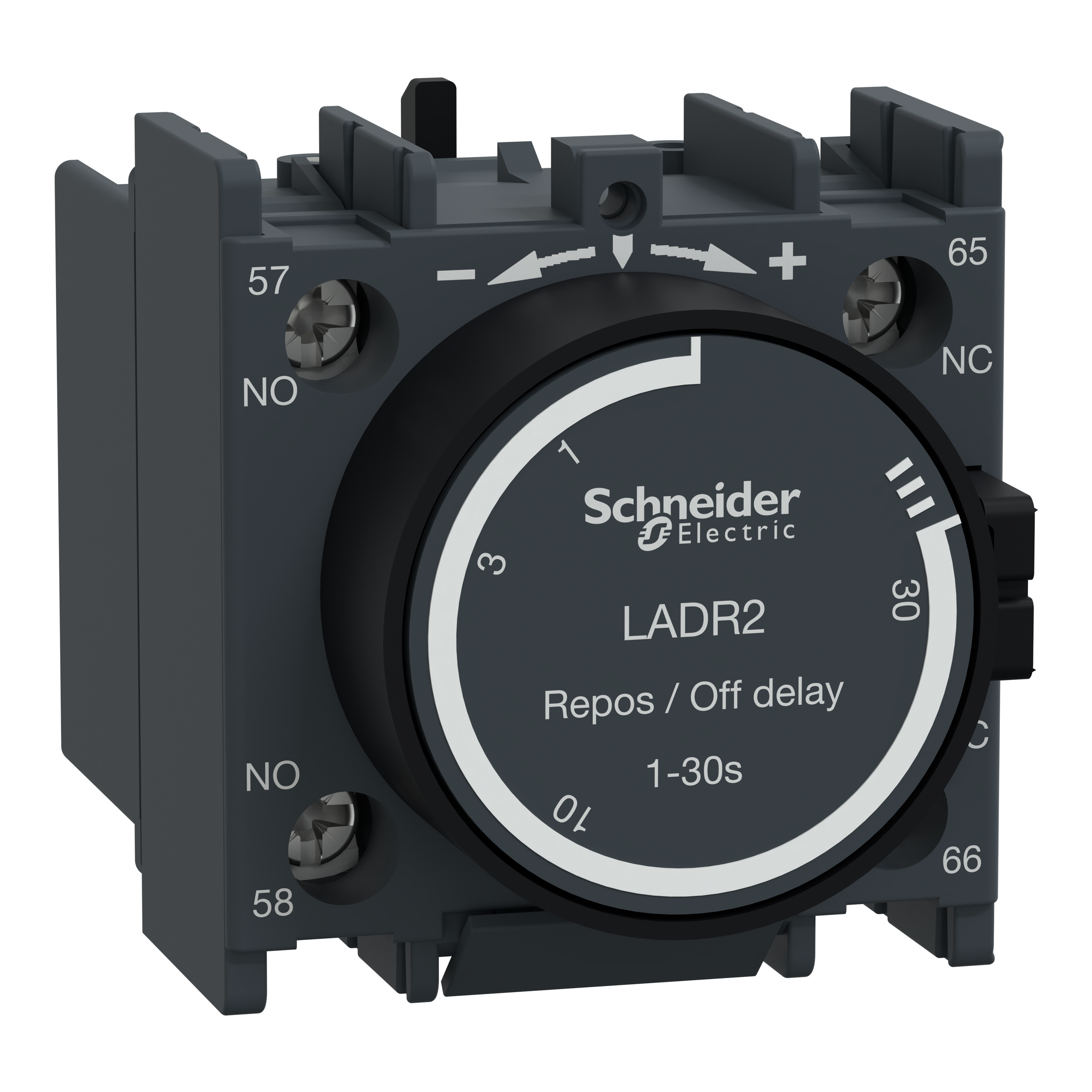 SCHNEIDER ELECTRIC - Blocco contatti ausiliari TeSys - 1NO + 1NC - Morsetti a vite LADR2