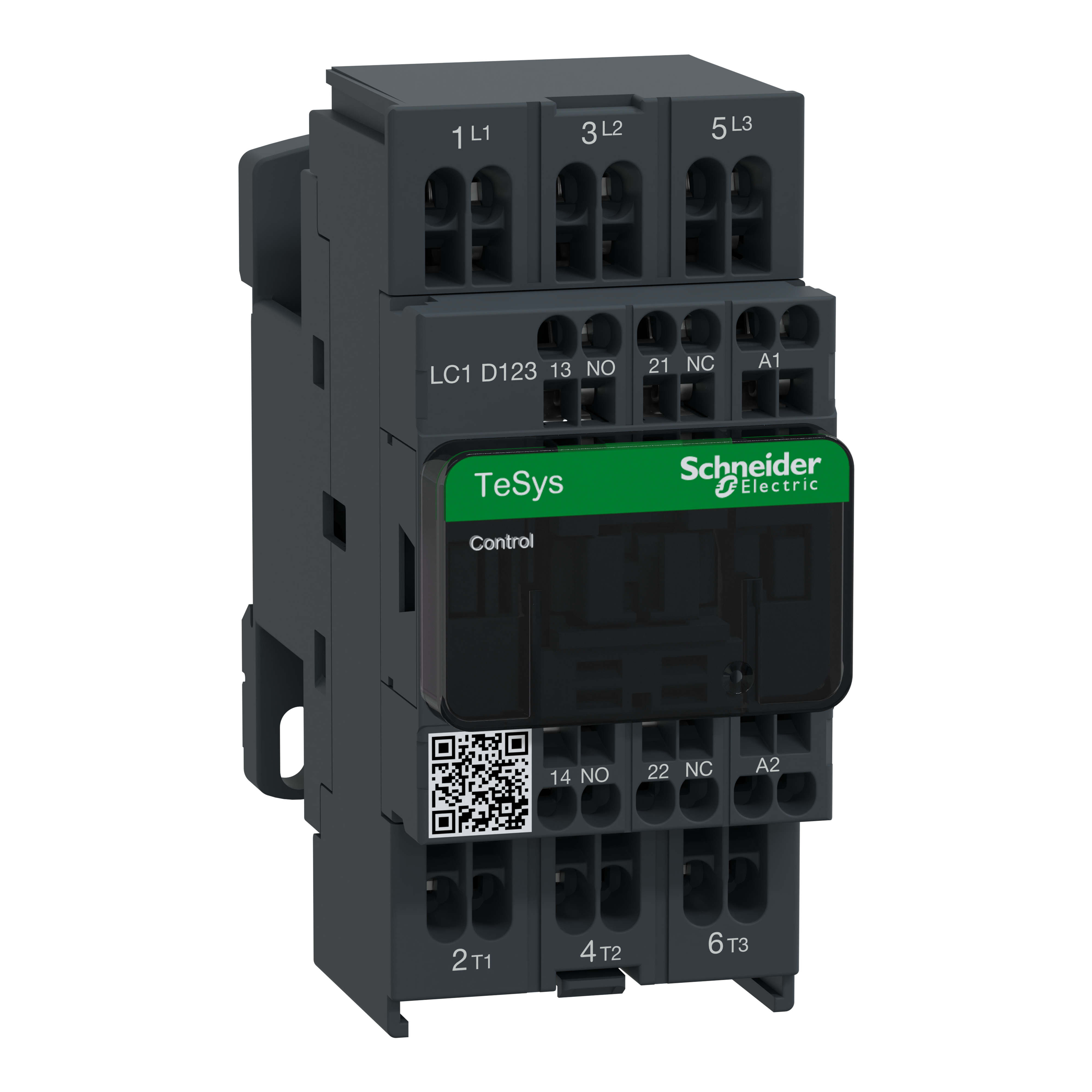 SCHNEIDER ELECTRIC - Contattore TeSys LC1D - 3 poli - AC3 440V 12 A - 110 V AC LC1D123F7