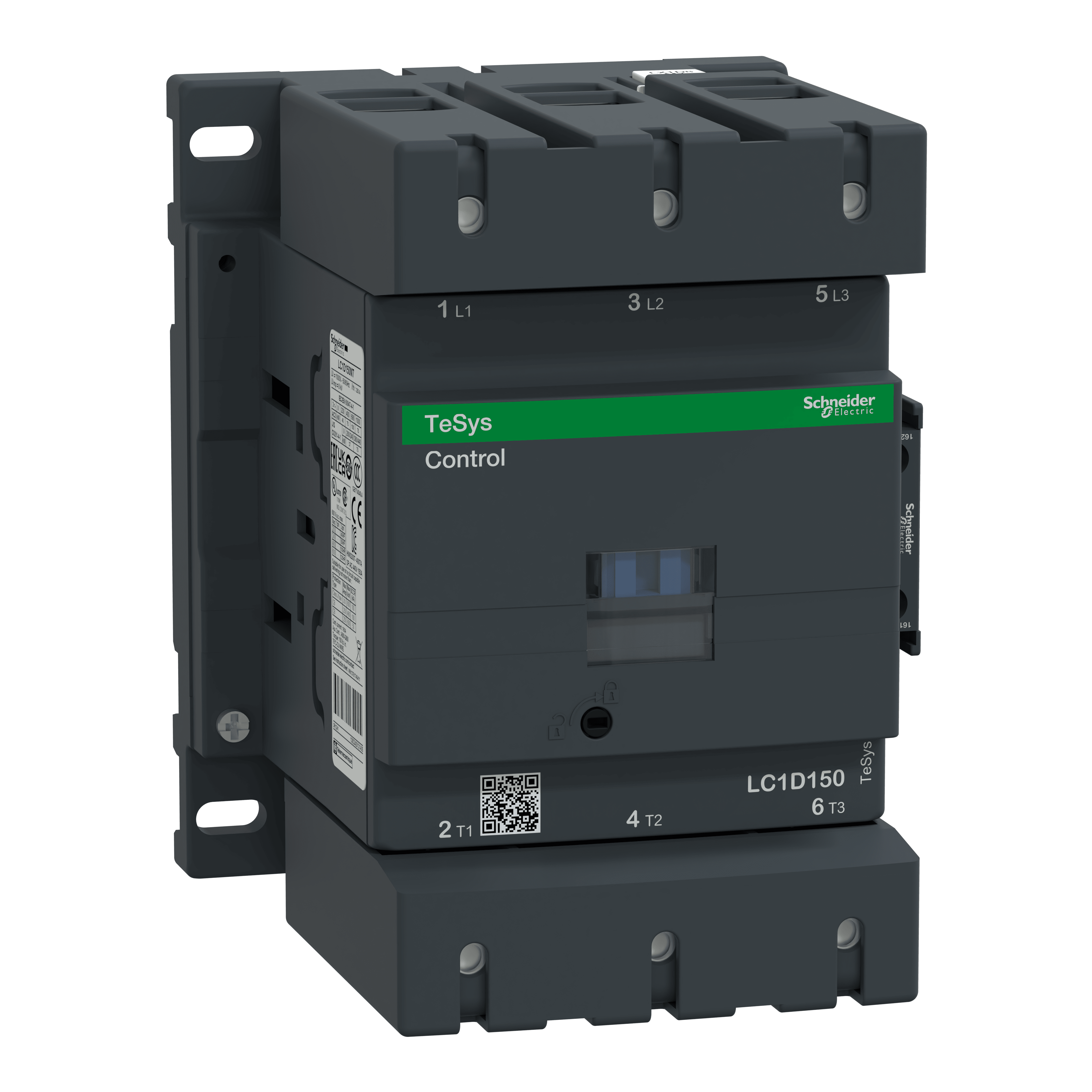 SCHNEIDER ELECTRIC - Contattore TeSys LC1D - 3 poli - AC3 440V 150 A - 110 V AC