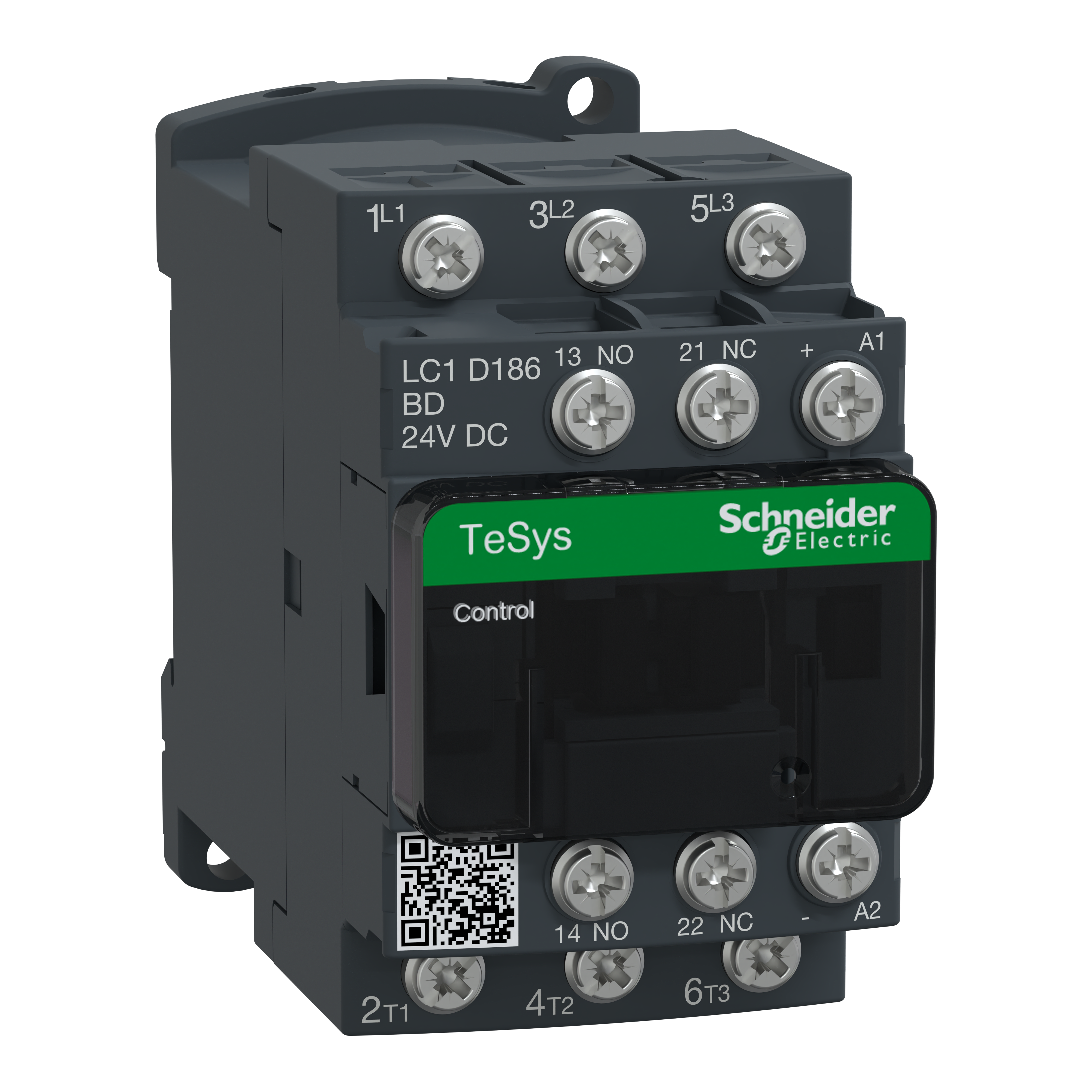 SCHNEIDER ELECTRIC - Contattore TeSys LC1D - 3 poli - AC3 440V 18 A - 24 V CC