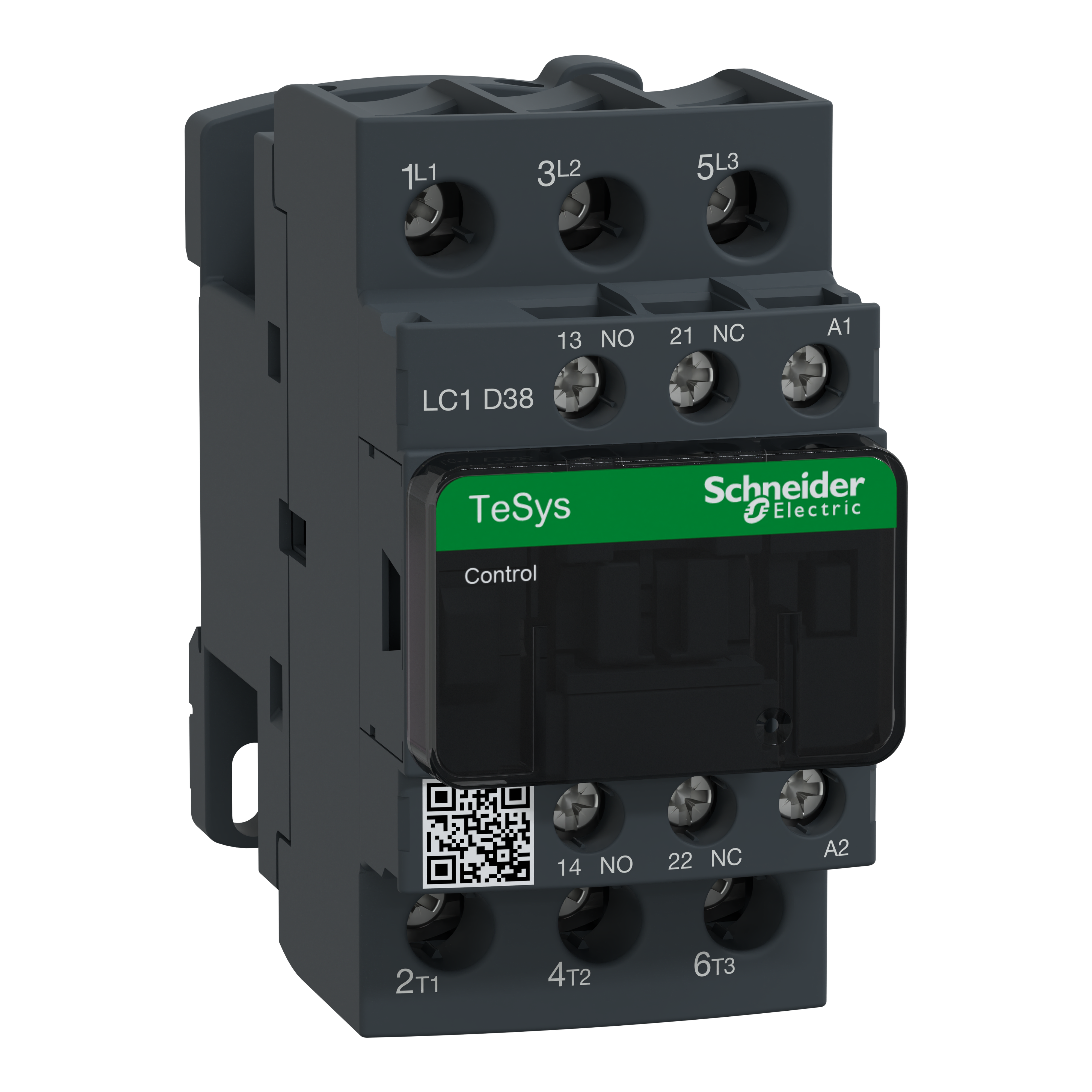 SCHNEIDER ELECTRIC - Contattore TeSys D - 3P (3 NA) - AC3 - <= 440 V 38 A - 415 Vca 50/60 Hz
