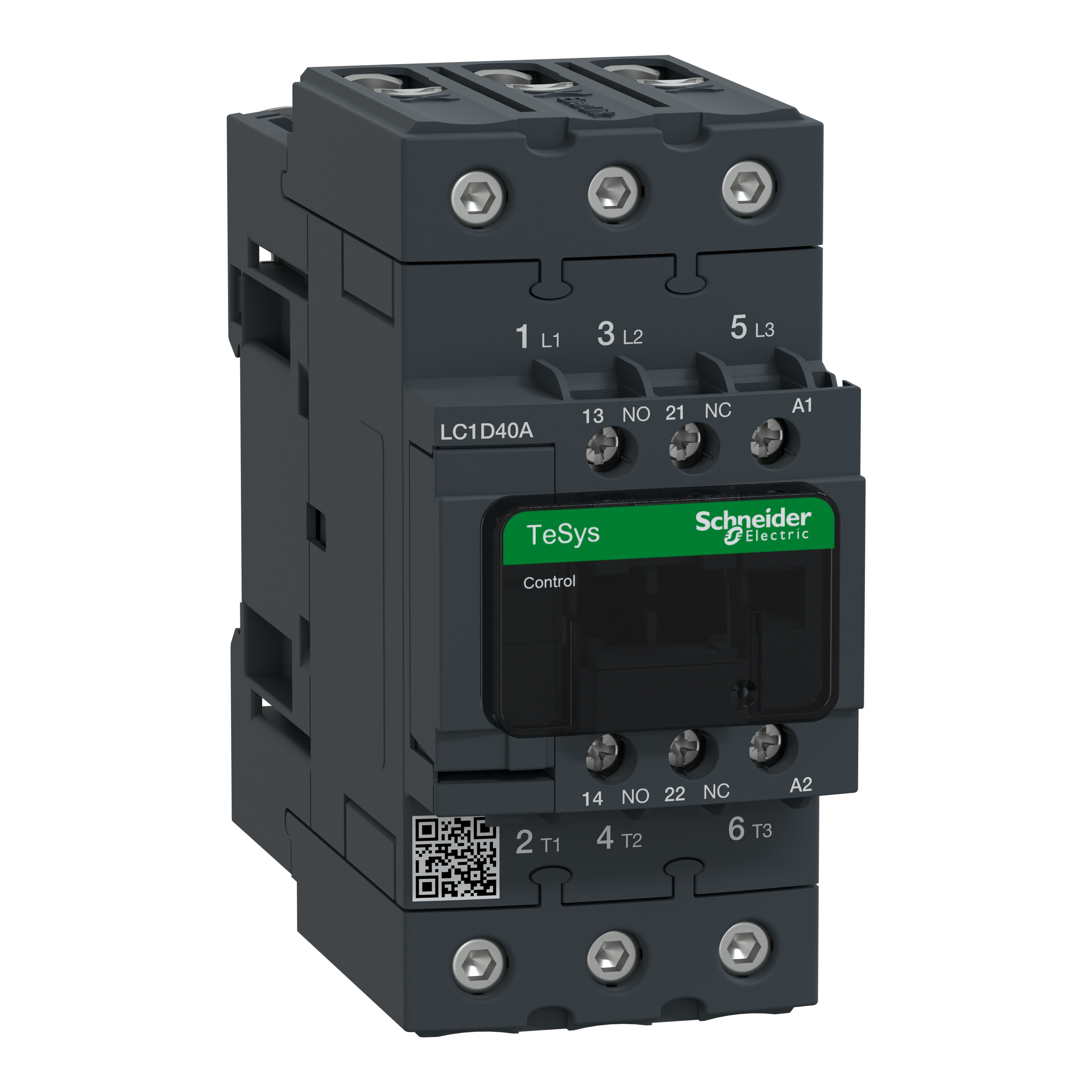SCHNEIDER ELECTRIC - Contattore TeSys LC1D - 3 poli - AC3 440V 40 A - 220 V AC LC1D40AM7