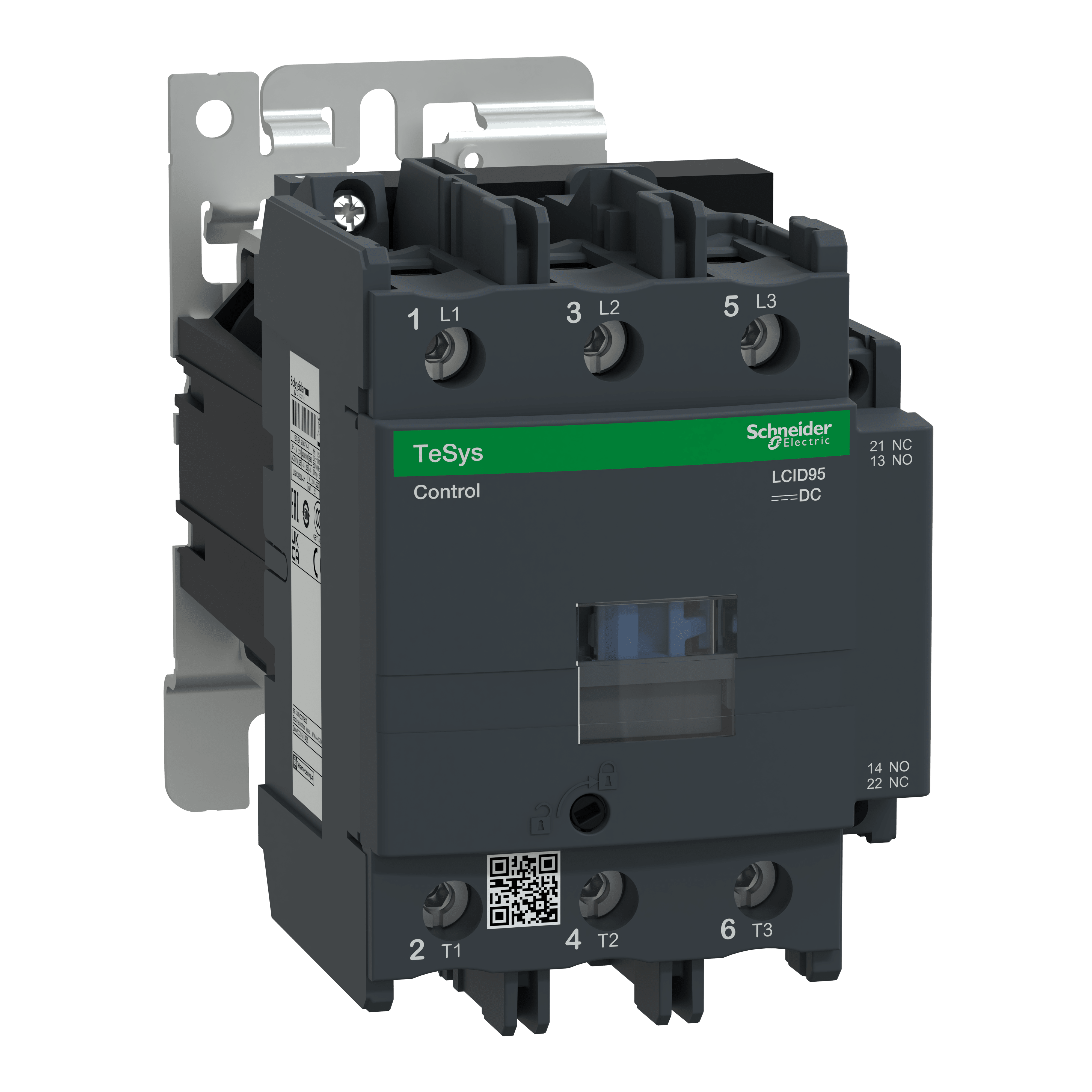 SCHNEIDER ELECTRIC - Contattore TeSys LC1D - 3 poli - AC3 440V 95 A - 48 V CC LC1D95ED