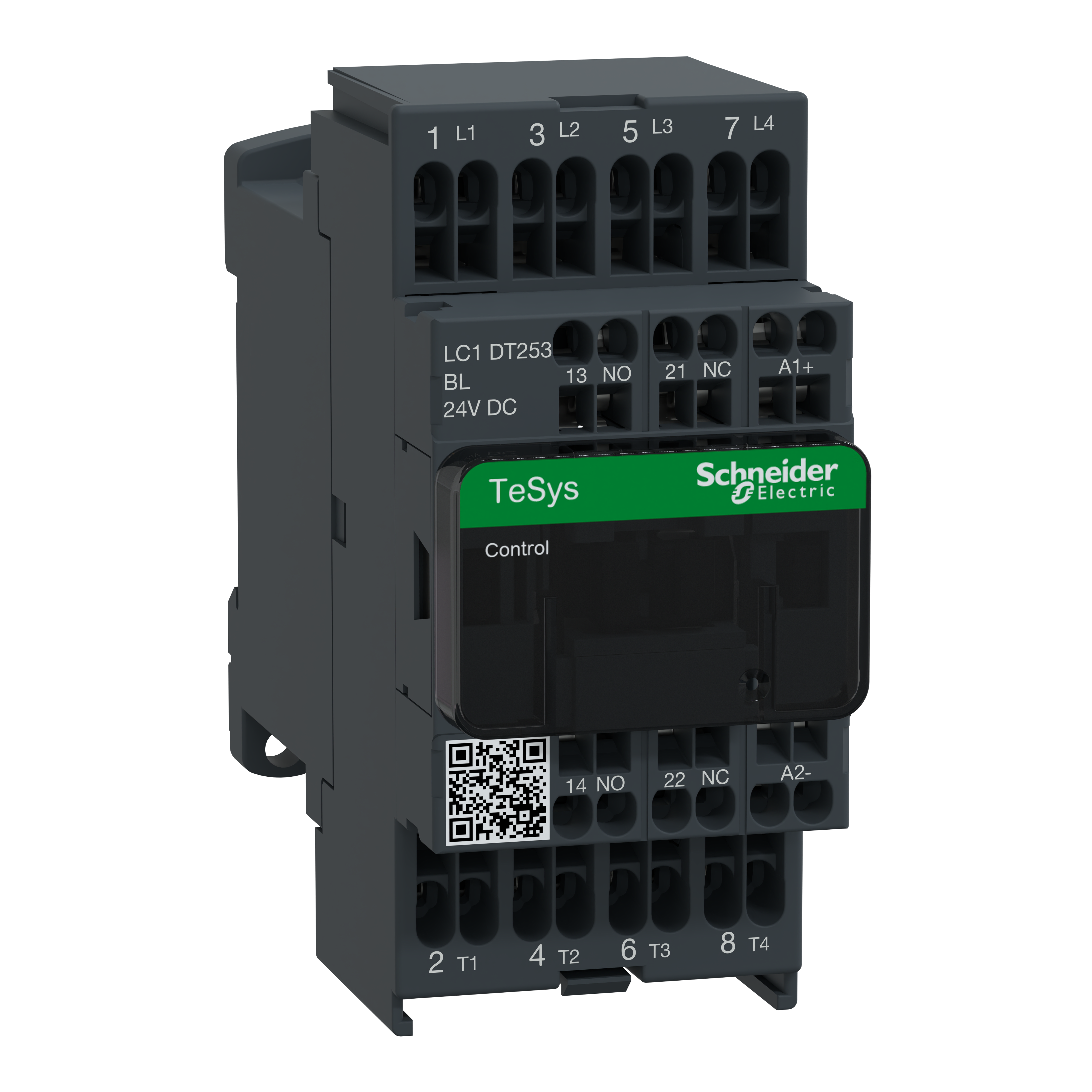 SCHNEIDER ELECTRIC - Contattore TeSys LC1D - 4 poli - AC1 440V 25 A - 24 V CC