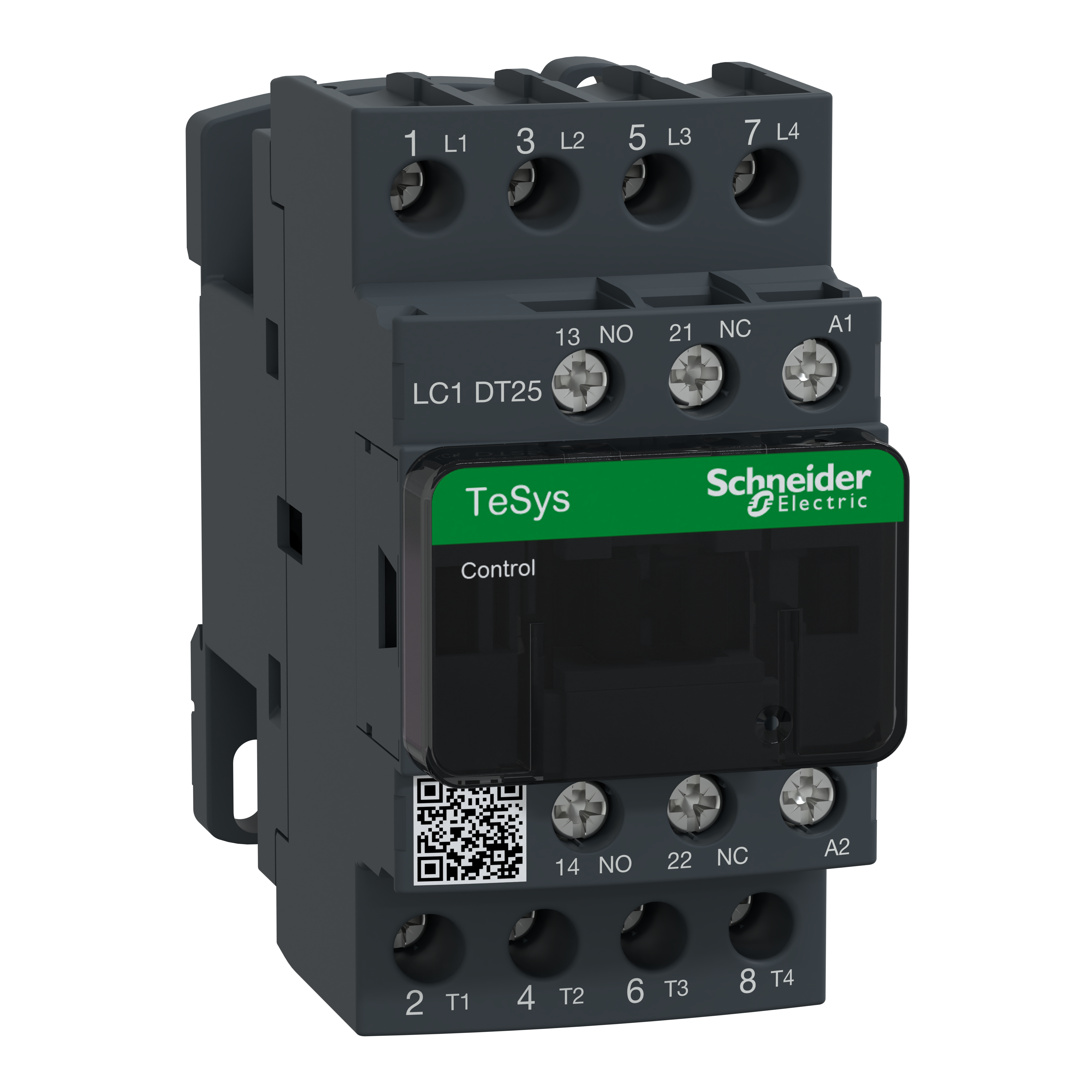 SCHNEIDER ELECTRIC - Contattore TeSys LC1D - 4 poli - AC1 440V 25 A - 24 V AC