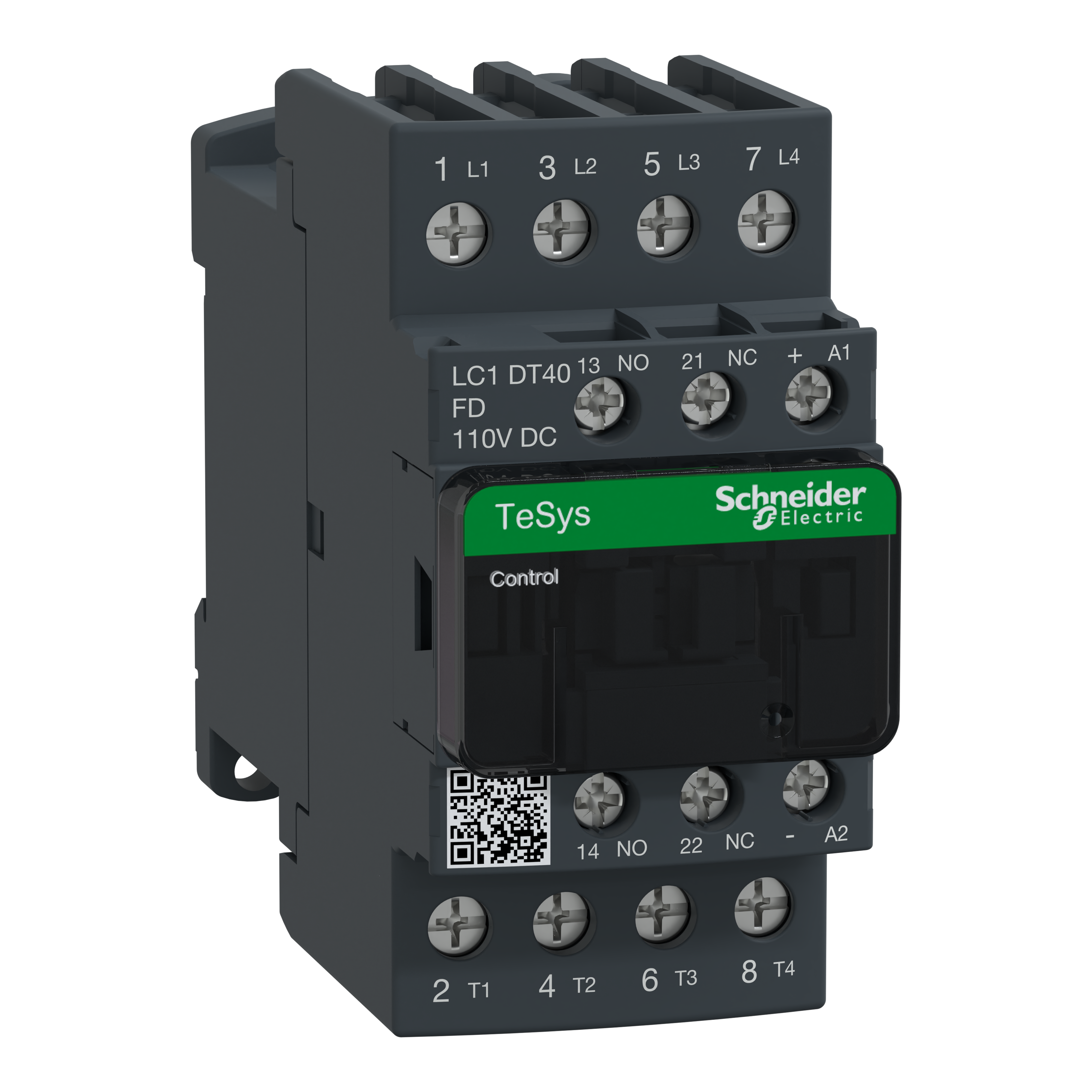 SCHNEIDER ELECTRIC - Contattore TeSys LC1D - 4 poli - AC1 440V 40 A - 110 V CC