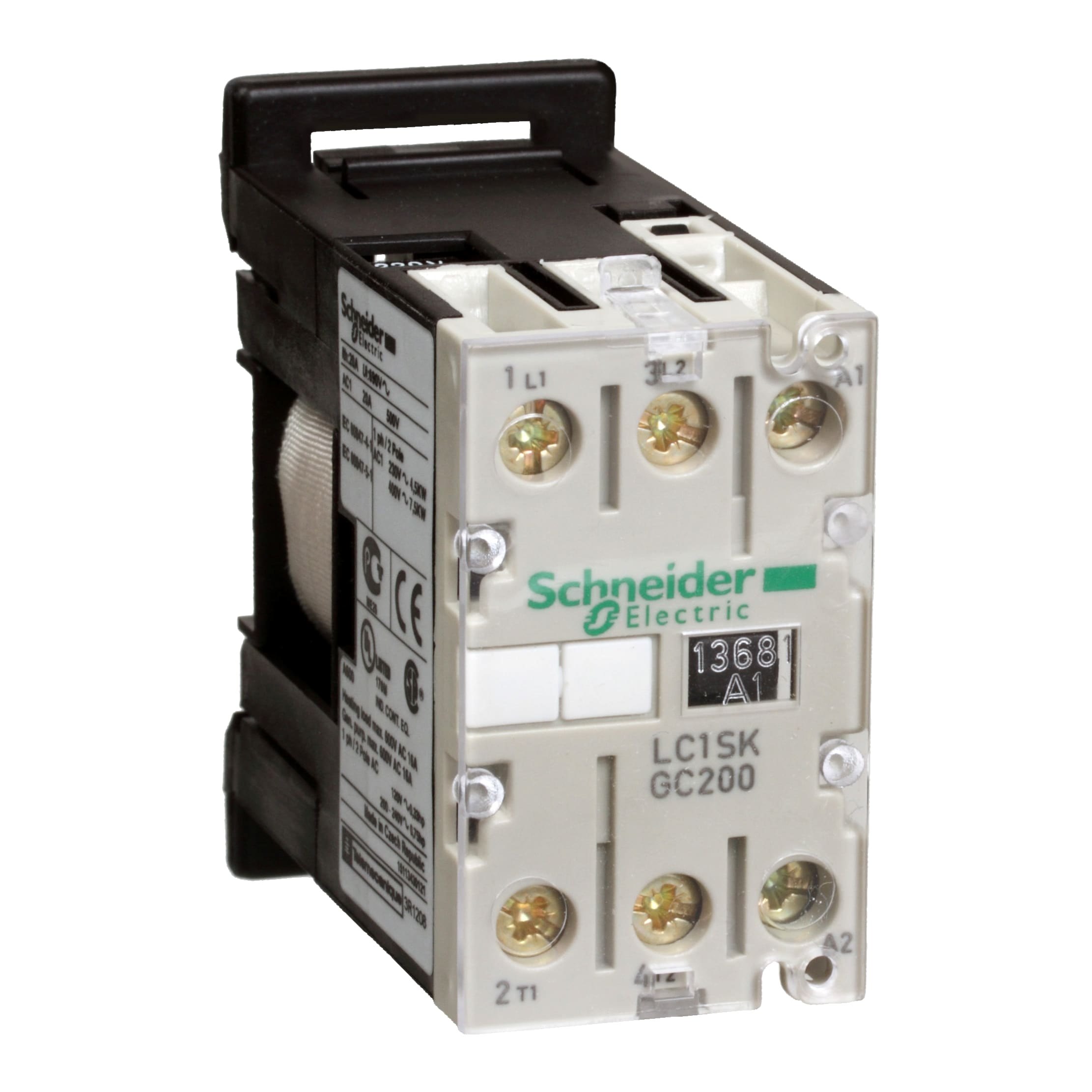 SCHNEIDER ELECTRIC - Contattore miniaturizzato TeSys SK - 2P (2 NA) - AC3 - 690 V 5 A - 230 Vca LC1SKGC200P7
