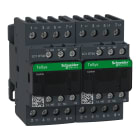 SCHNEIDER ELECTRIC - Reversing Contactor, TeSys Deca, 4P(4NO), AC-3/AC-3e, <=440V, 40A, 120V AC 50/60Hz coil, screw clamp terminals