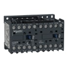 SCHNEIDER ELECTRIC - Reversing contactor, TeSys K, 3P, AC-3/AC-3e,440V 9 A, 1NC, 110V AC coil,with integral suppression device