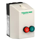 SCHNEIDER ELECTRIC - Enclosed DOL starter,TeSys LE,18A,240V AC coil,including 1 LC1D,2 pushbuttons