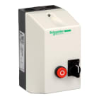SCHNEIDER ELECTRIC - Enclosed reversing starter,TeSys LE,12A,400V AC coil,including 2 LC1D,pushbutton and rotary switch