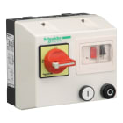 SCHNEIDER ELECTRIC - Enclosed DOL starter,TeSys LG,6A,380/400V AC coil,including 1 LC1K,GV2ME,rotary isolation switch ,2 pushbuttons