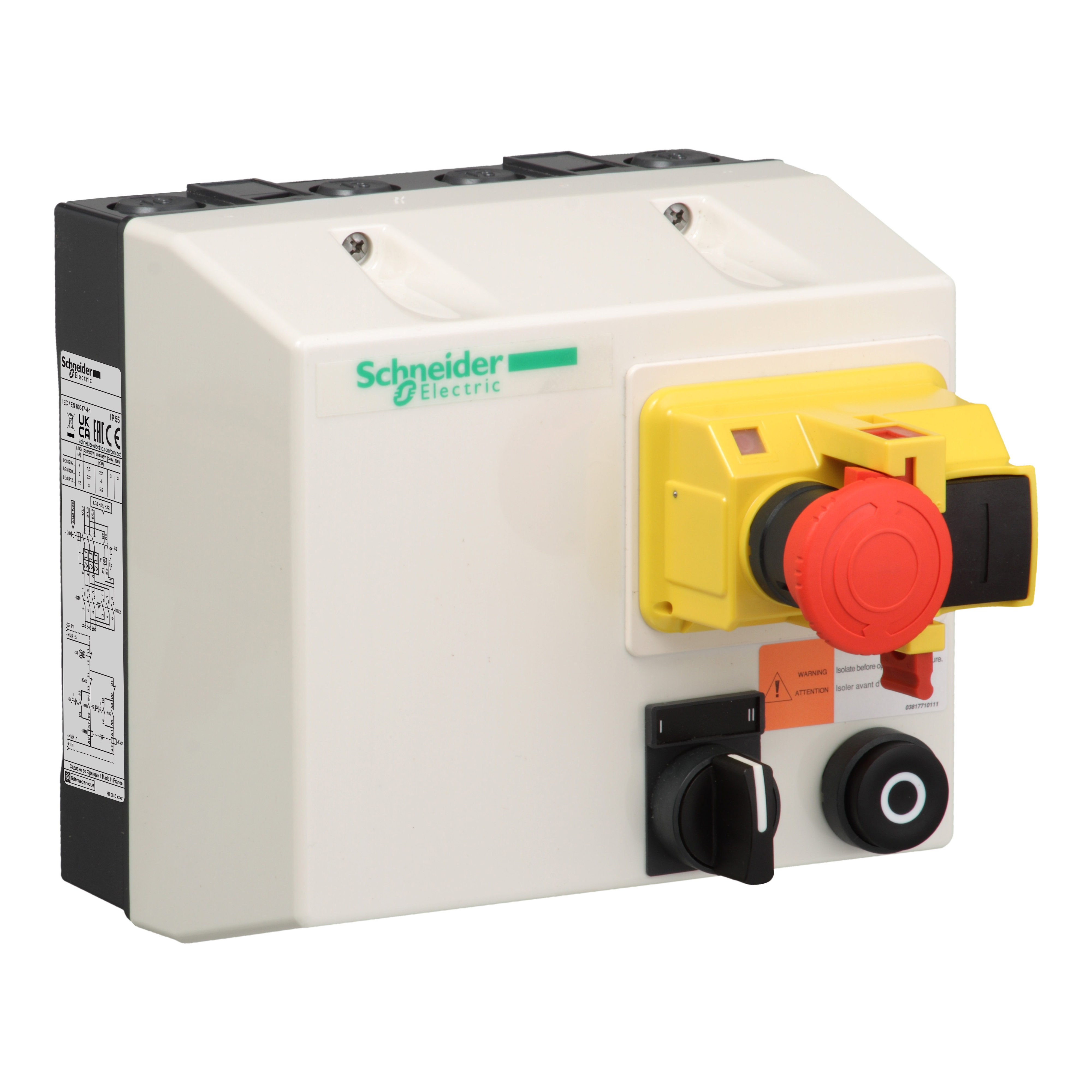 SCHNEIDER ELECTRIC - Teleinvertitore in cassetta- TeSys LG8-K - 0,63...1 A - Bobina 380 V CA