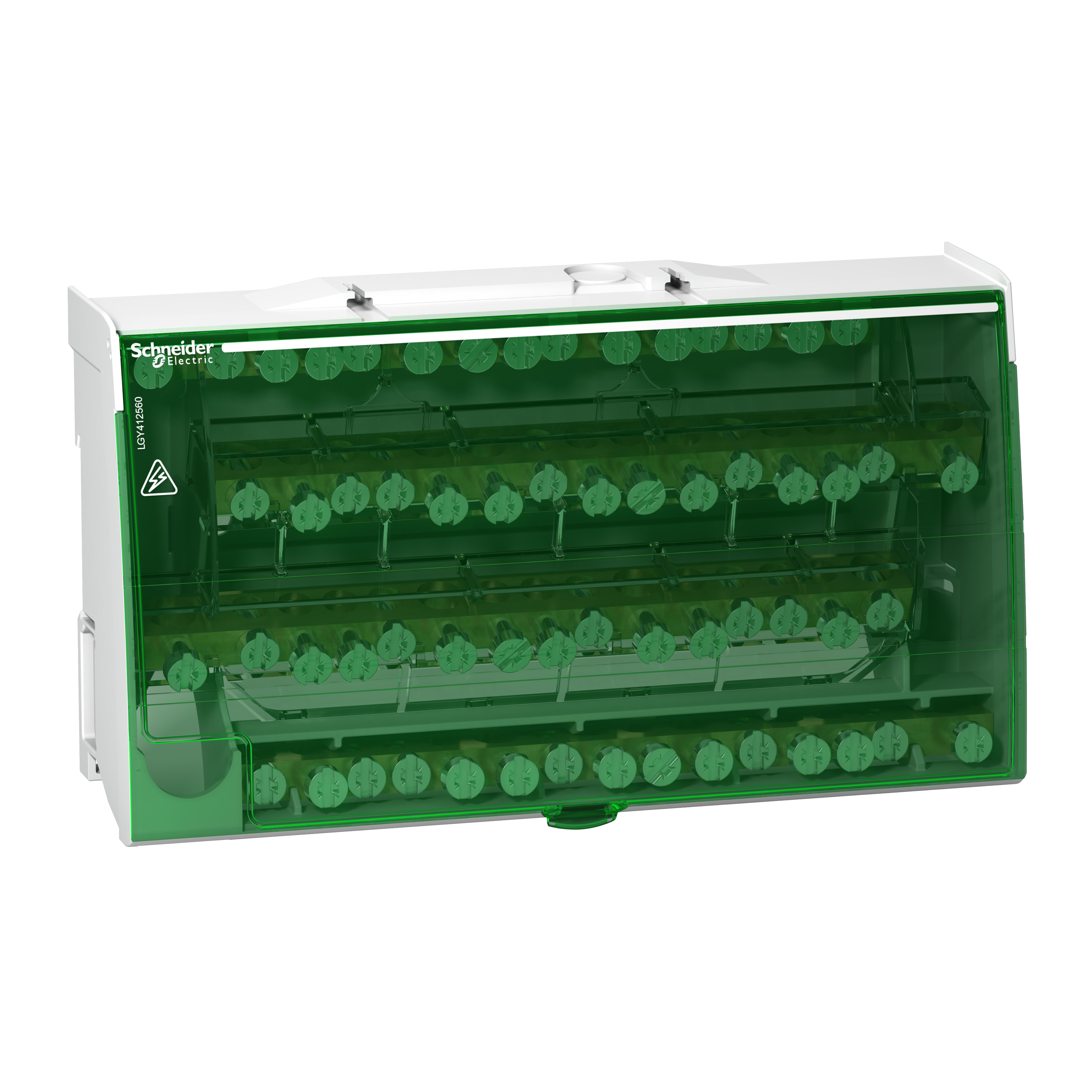 SCHNEIDER ELECTRIC - Morsettiera tatrapolare - 125 A - 60 fori (4 x 15)