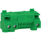 SCHNEIDER ELECTRIC - Morsettiera di terra isolata, Resi9, Linergy, collegamenti vite, collegamento senza vite, 14 fori, 3x25 mm+ 11x4 mm LGYT1E14