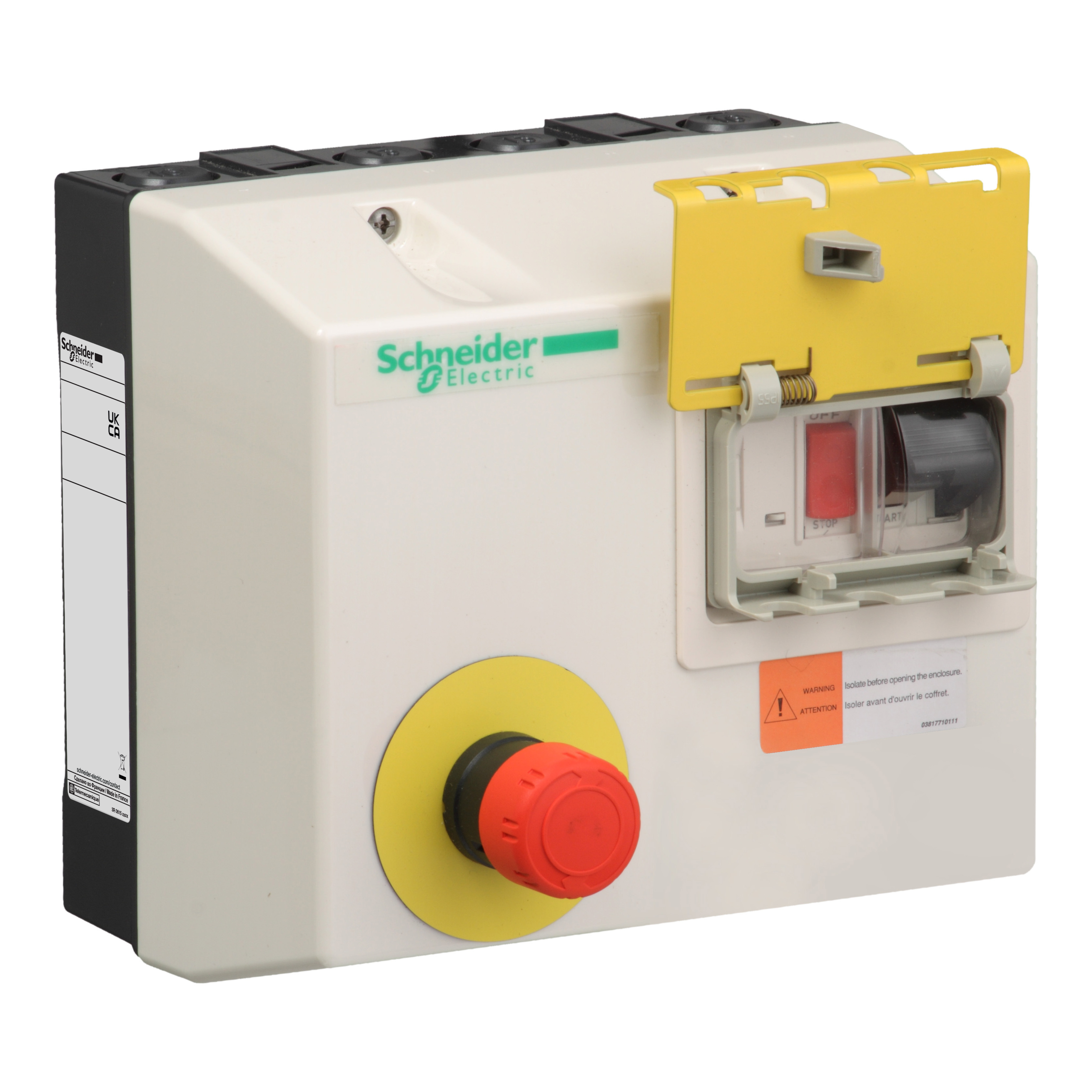 SCHNEIDER ELECTRIC - Enclosed DOL starter,TeSys LJ,9A,24V AC coil,including 1 LC1K,with integral transformer,GVAX