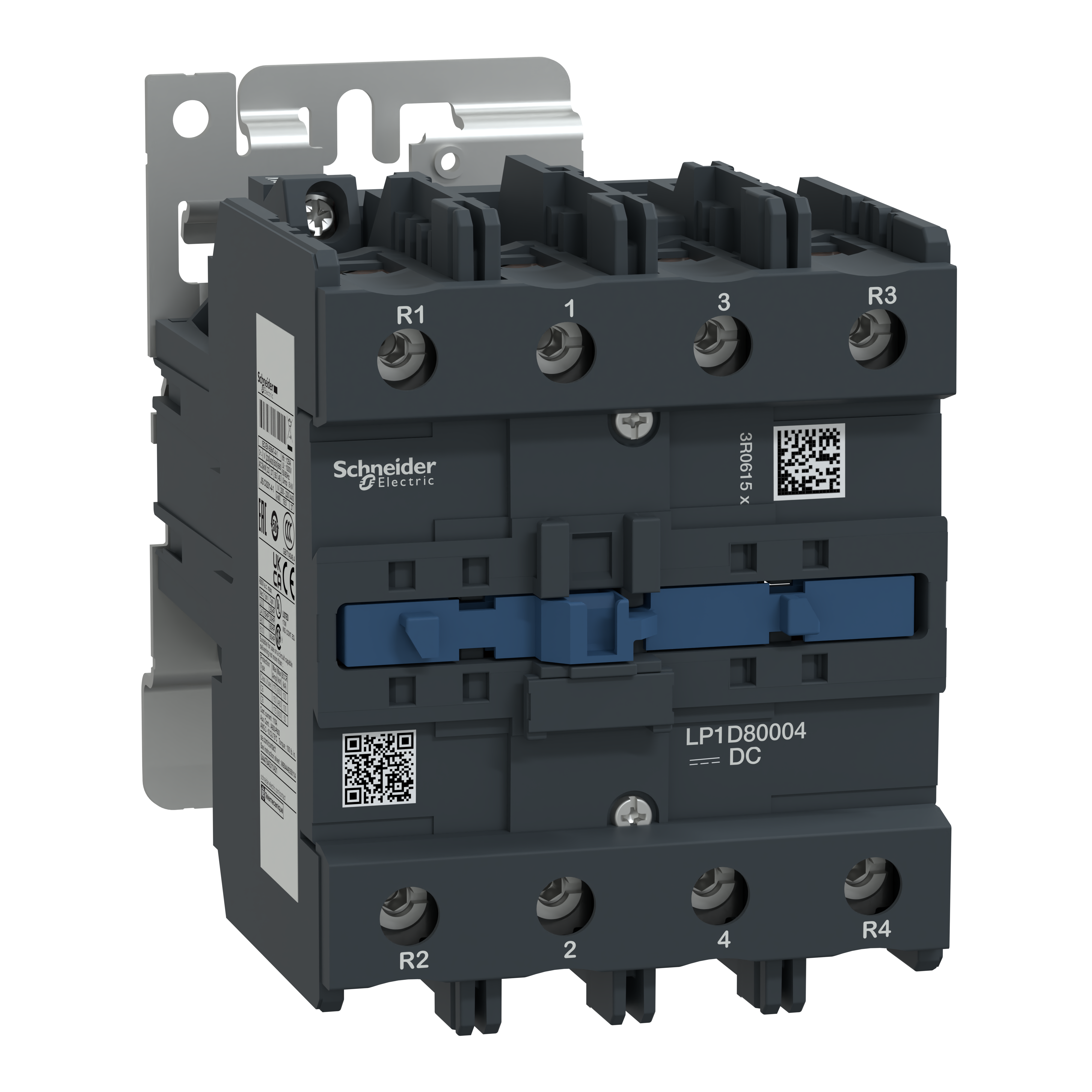 SCHNEIDER ELECTRIC - Contattore TeSys LP1-D - 4 poli - AC1 440V 125 A - 24 V CC